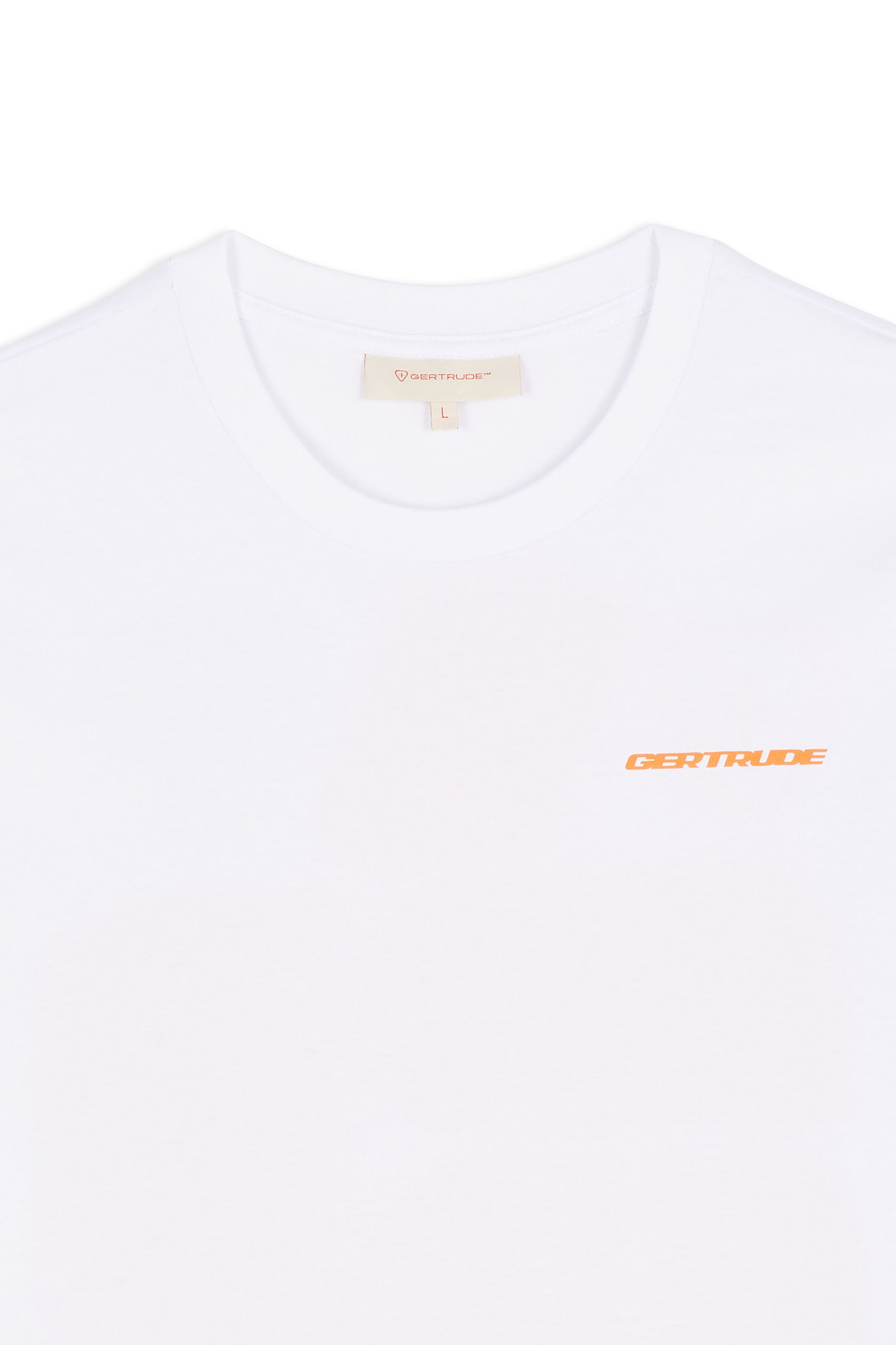 Regular-fit round-neck cotton T-shirt White