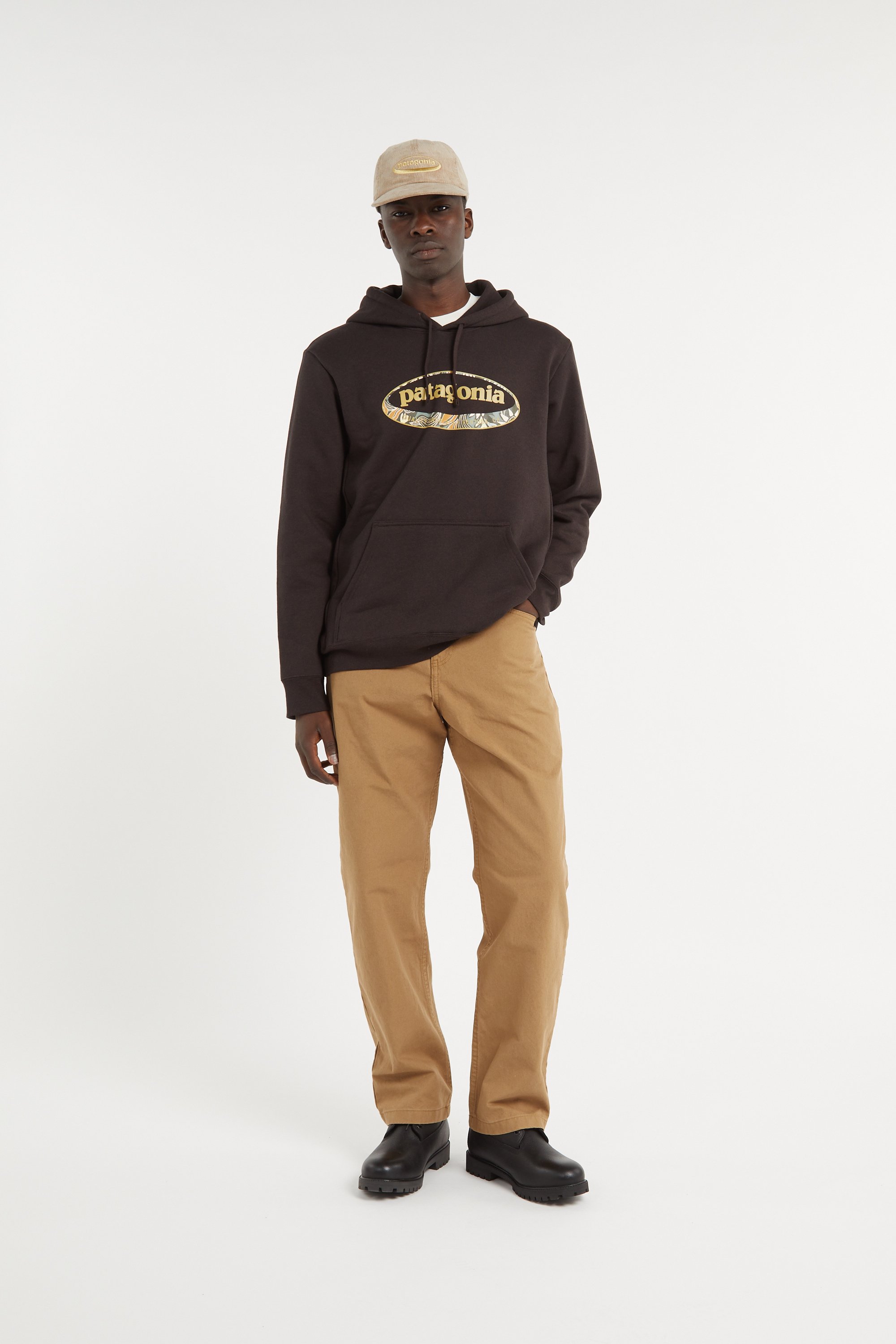 Tommy badge sweatshirt PATAGONIA Brown