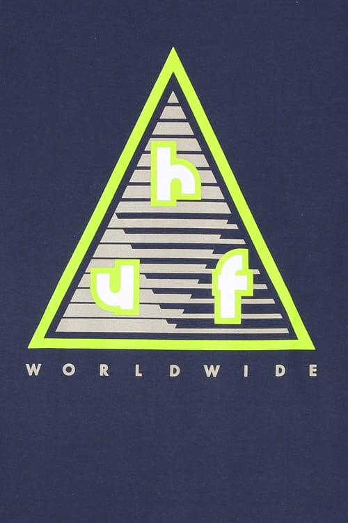 HUF T-SHIRT Bleu