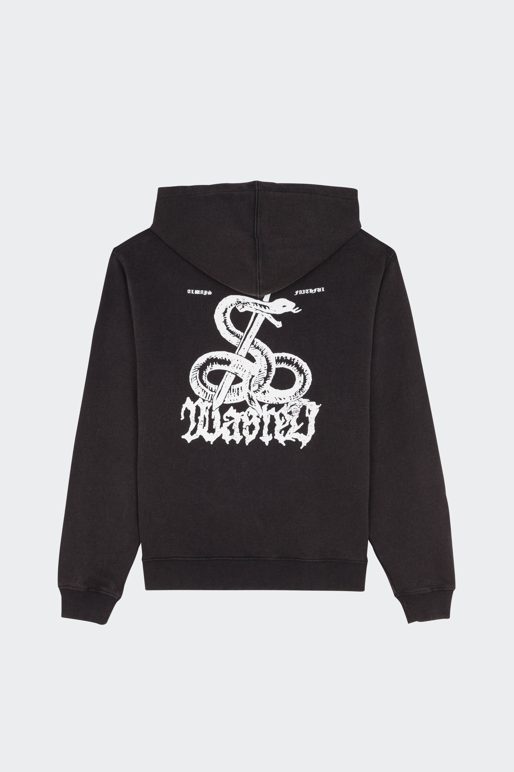 Hoodie | Noir by WASTED Hoodie Noir