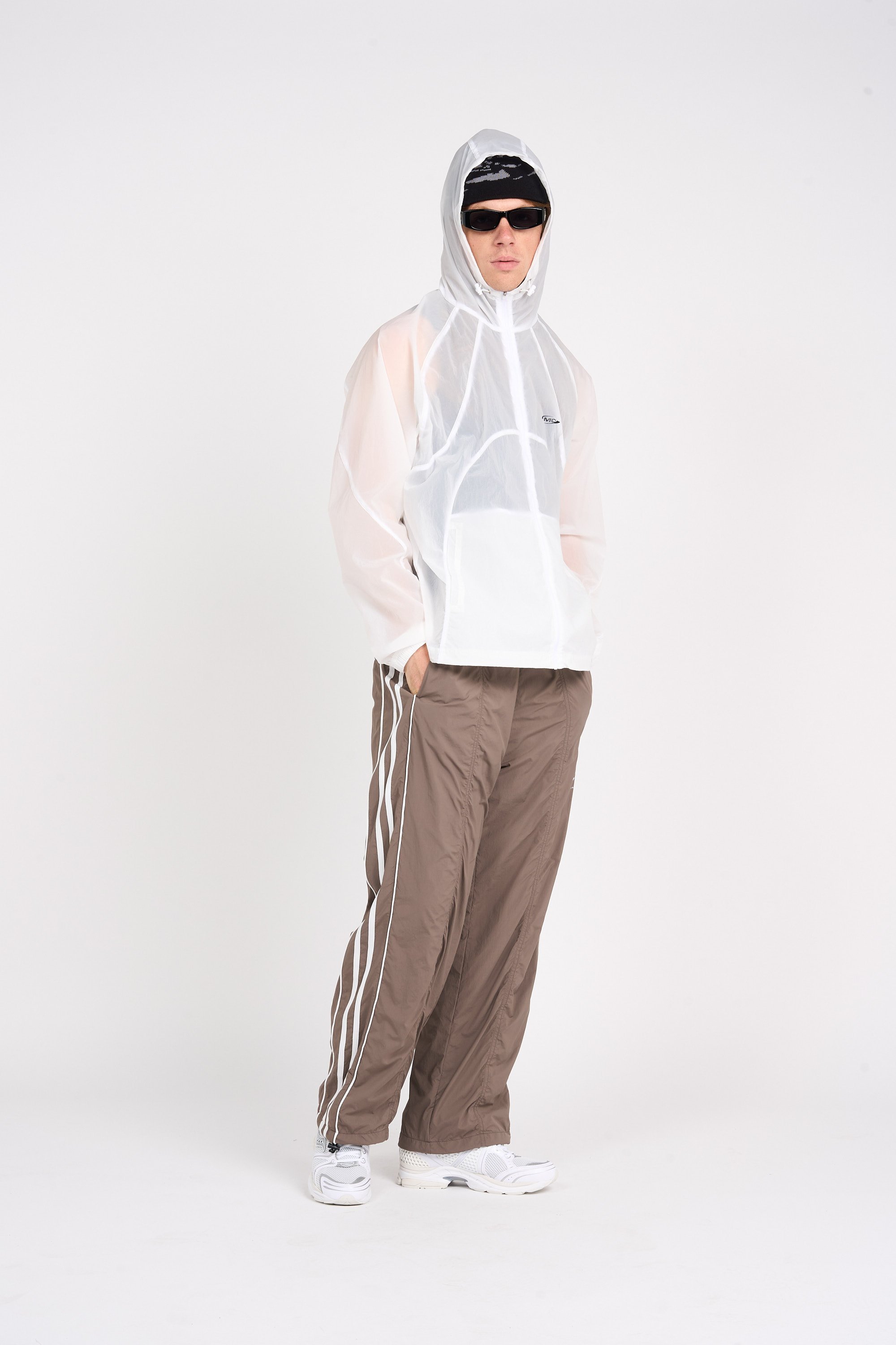 Coupe-vent LOST MANAGEMENT CITIES Blanc