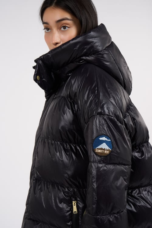 SCHOTT Doudoune Noir