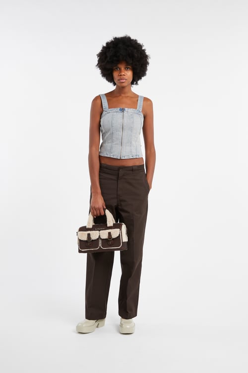 DR. MARTENS Sac porté main Marron