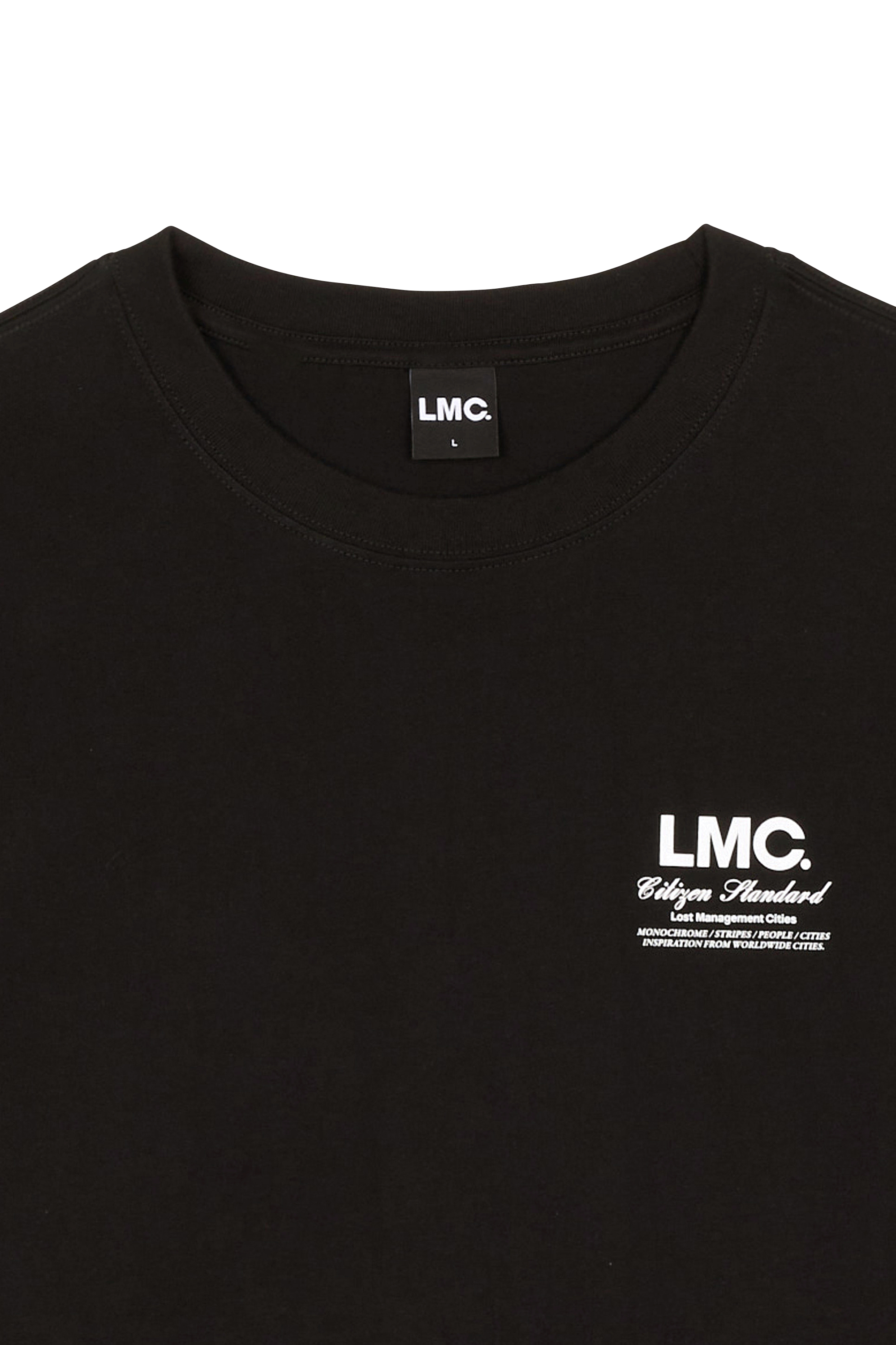 T-shirt | Noir LOST MANAGEMENT CITIES Homme