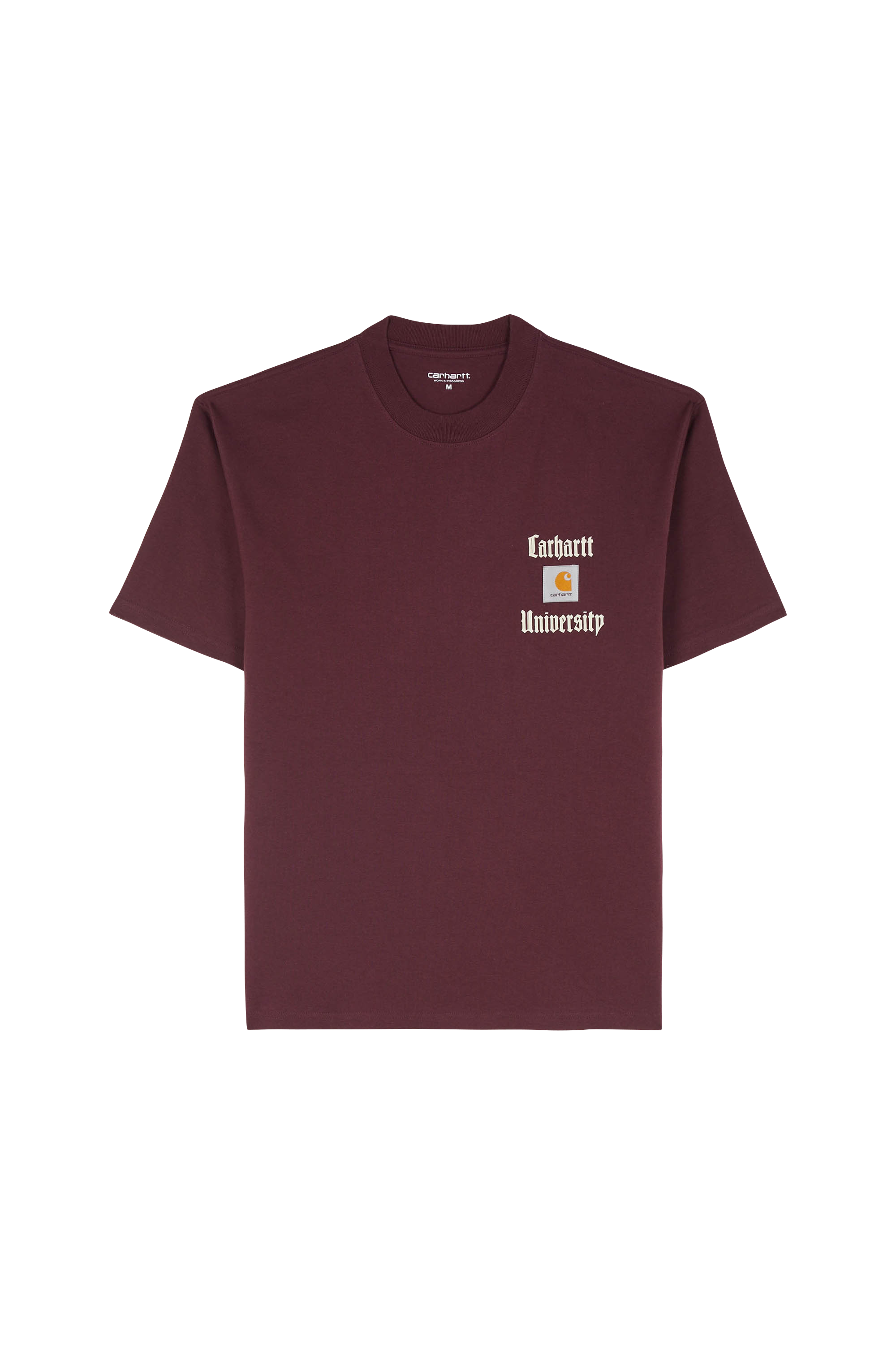 Regular-fit round-neck cotton T-shirt Purple