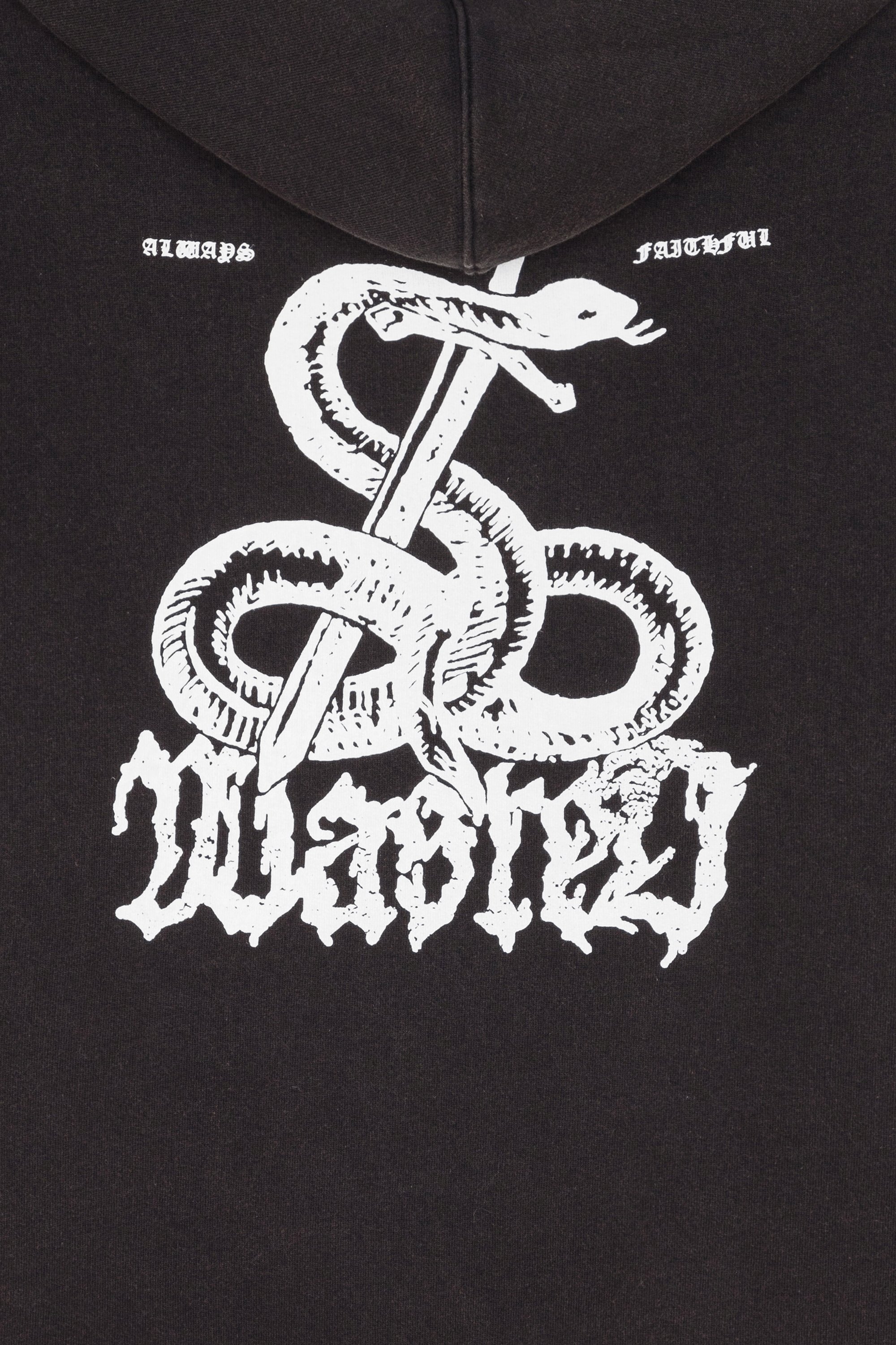 Hoodie | Noir by WASTED Hoodie Noir