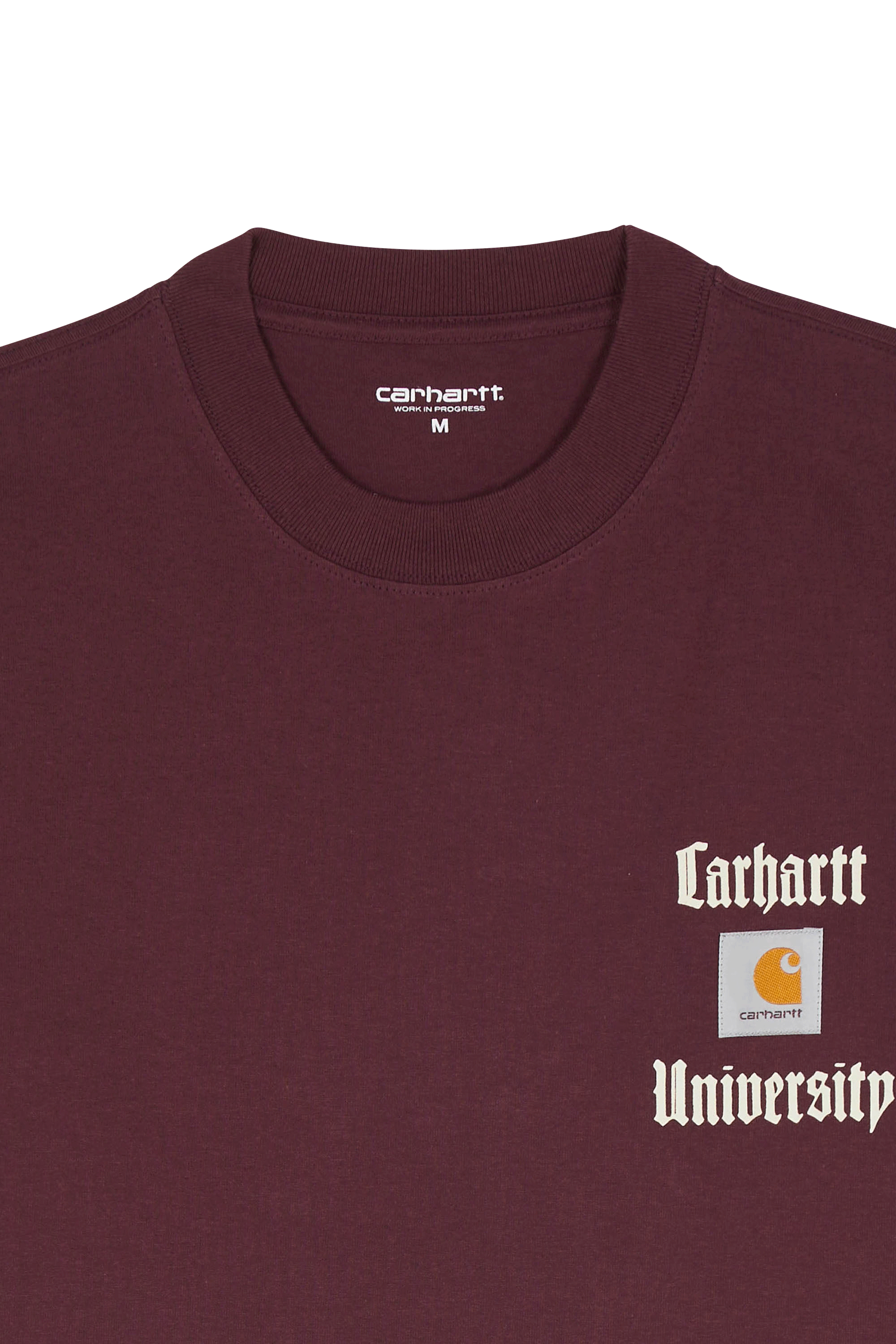 Regular-fit round-neck cotton T-shirt Purple