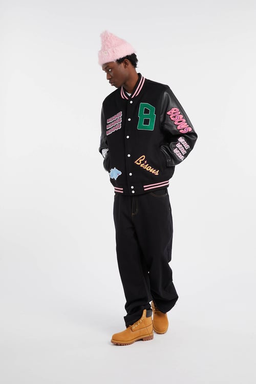 BISOUS SKATEBOARDS Blouson Noir