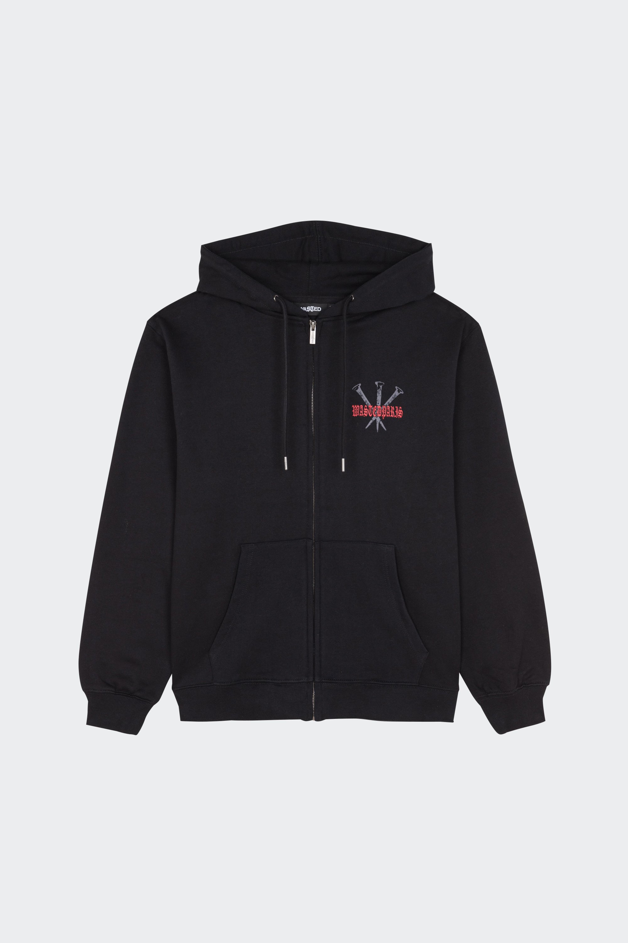 Hoodie | Noir by WASTED Hoodie Noir