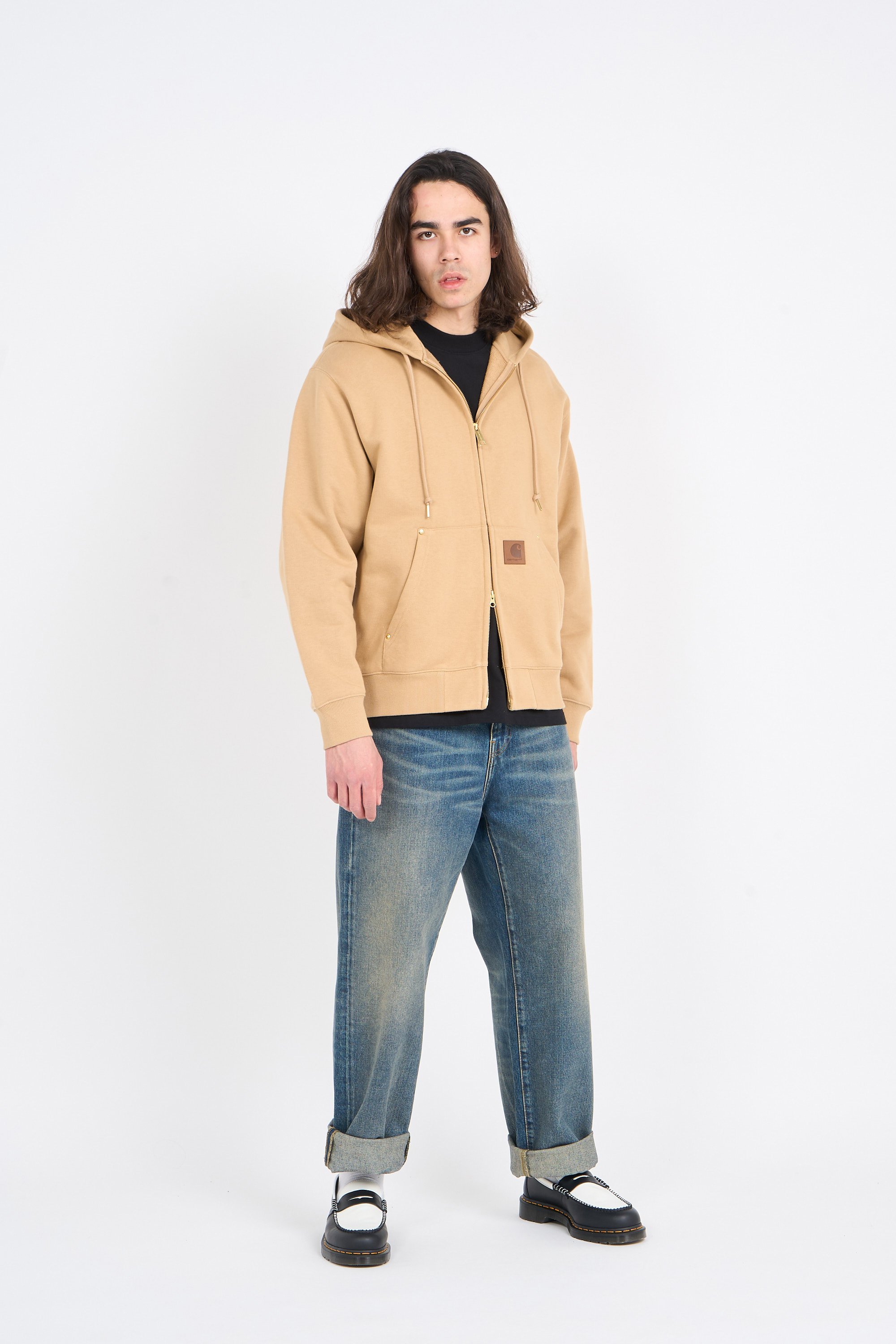 Hoodie zippé CARHARTT WIP Beige