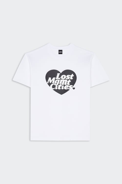 LOST MANAGEMENT CITIES T-shirt Blanc