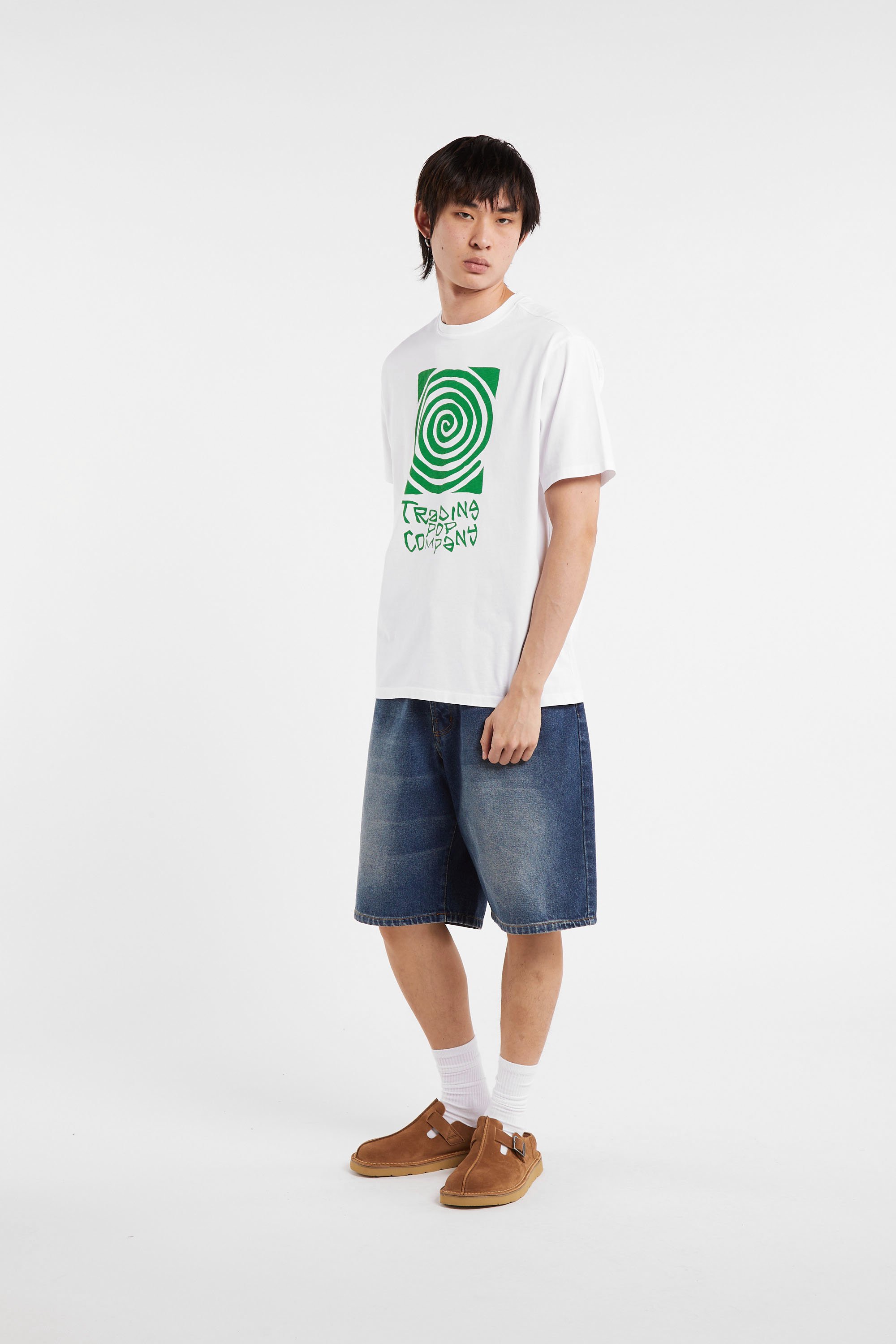 T-shirt POP TRADING COMPANY White