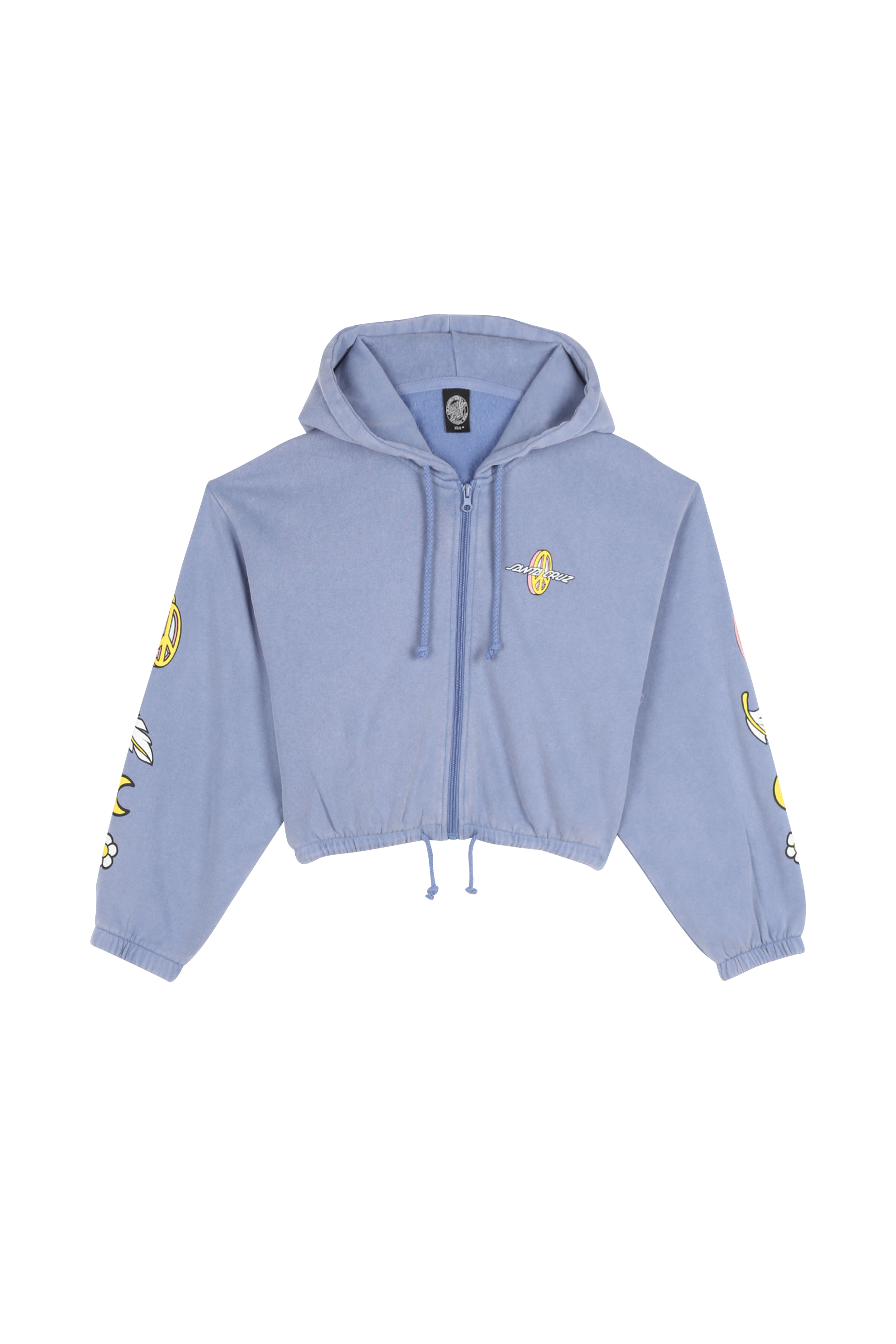 sweat zippé Bleu