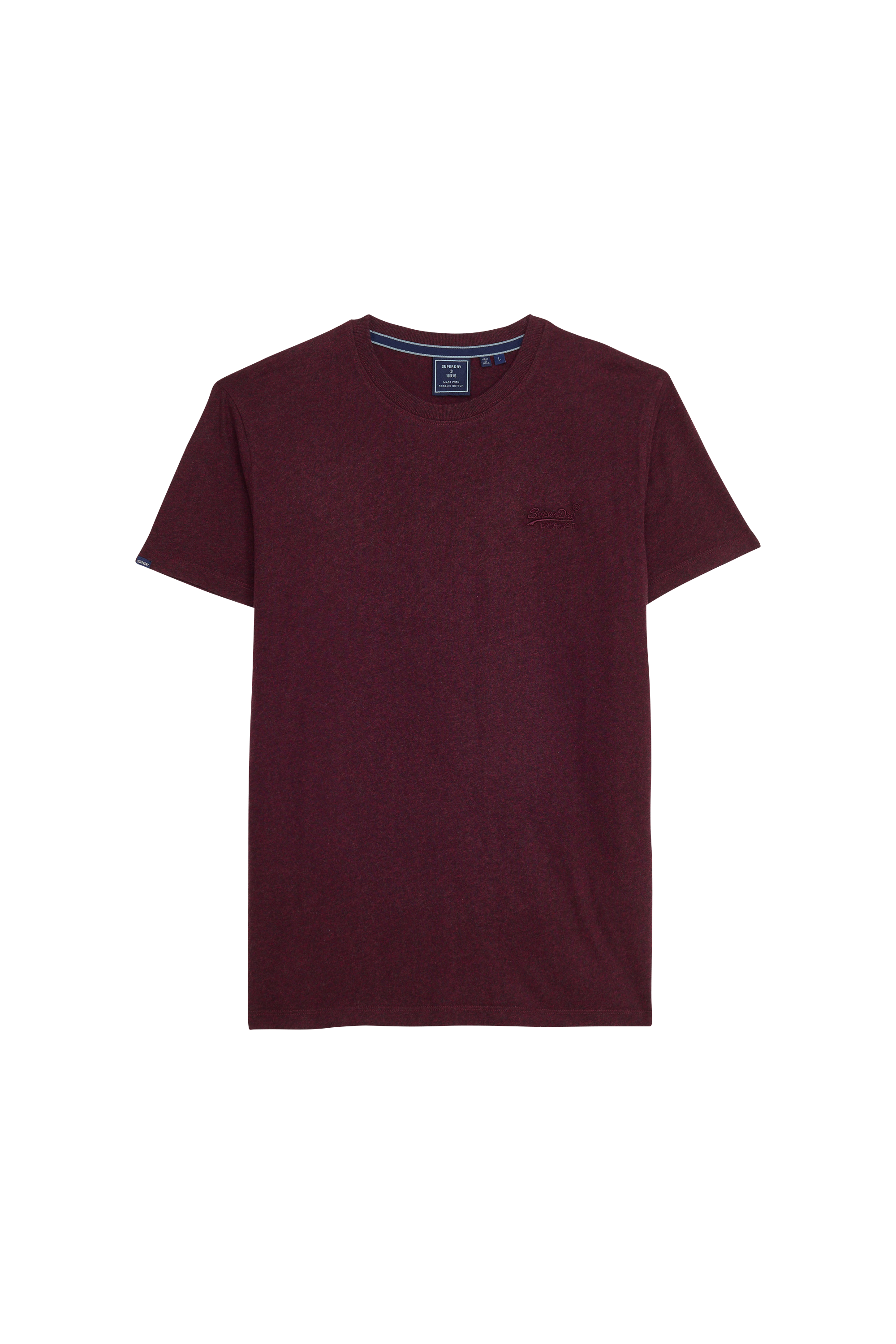 T-shirt VINTAGE LOGO EMB TEE Deepest burgundy grit