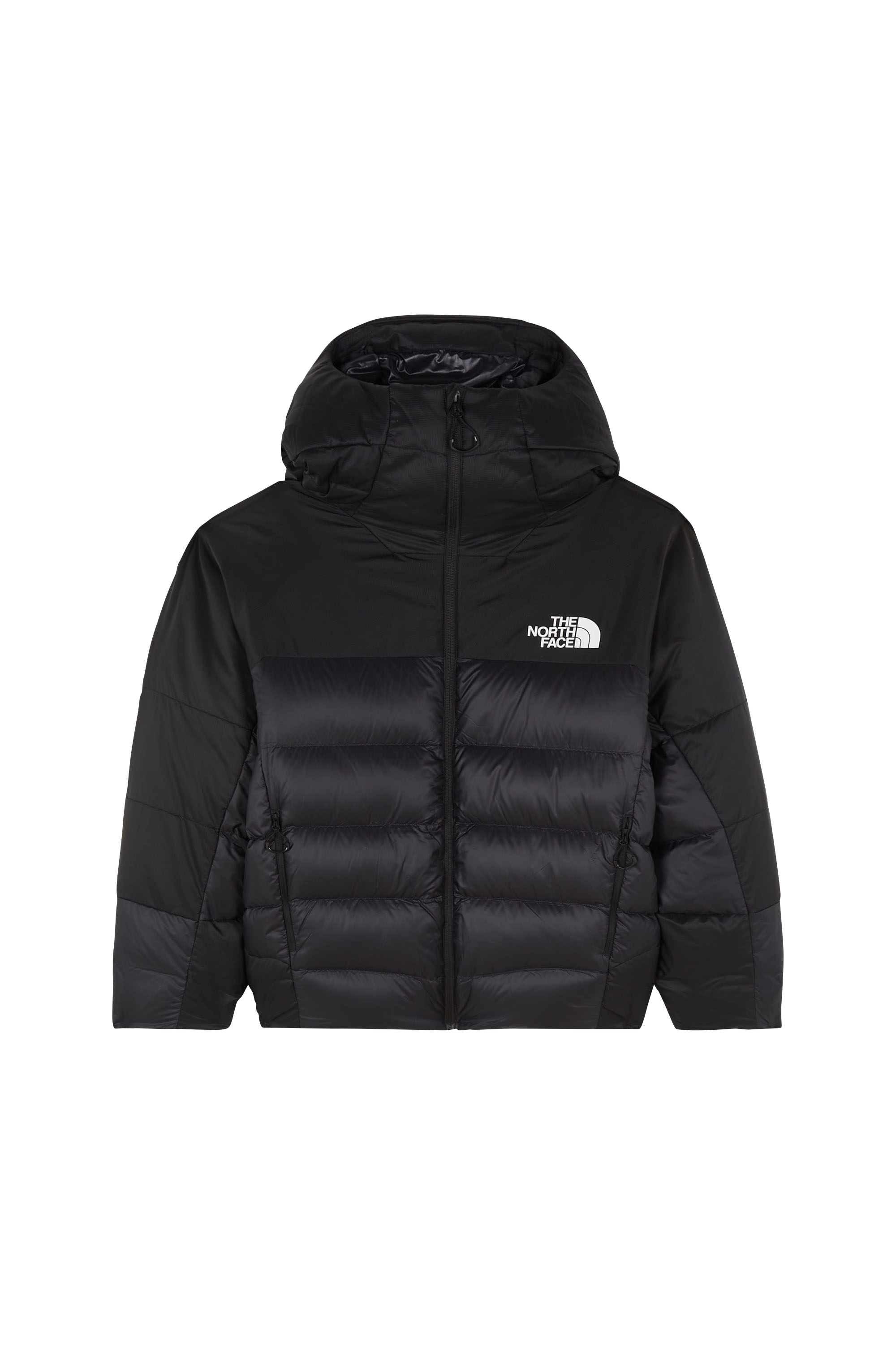 Lightweight quilted padded jacket with high neck Black