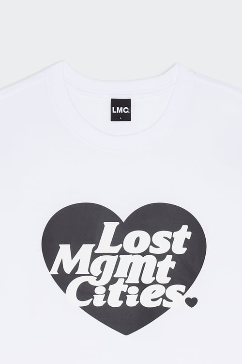 LOST MANAGEMENT CITIES T-shirt Blanc