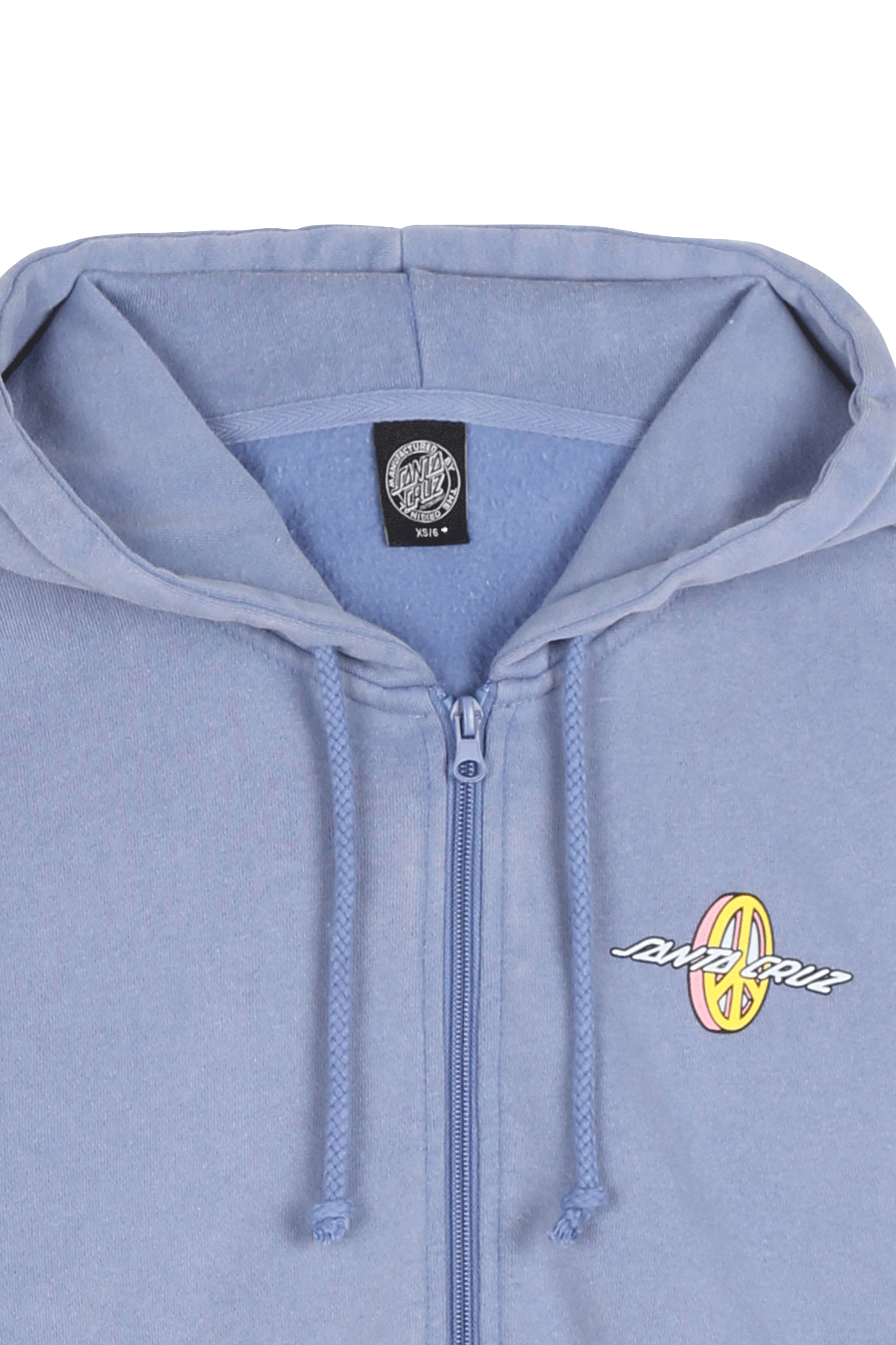 sweat zippé Bleu