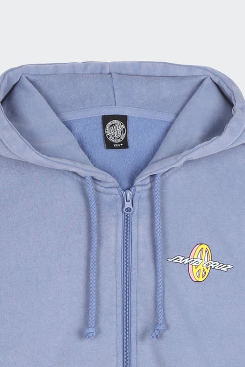 SANTA CRUZ sweat zippé Bleu