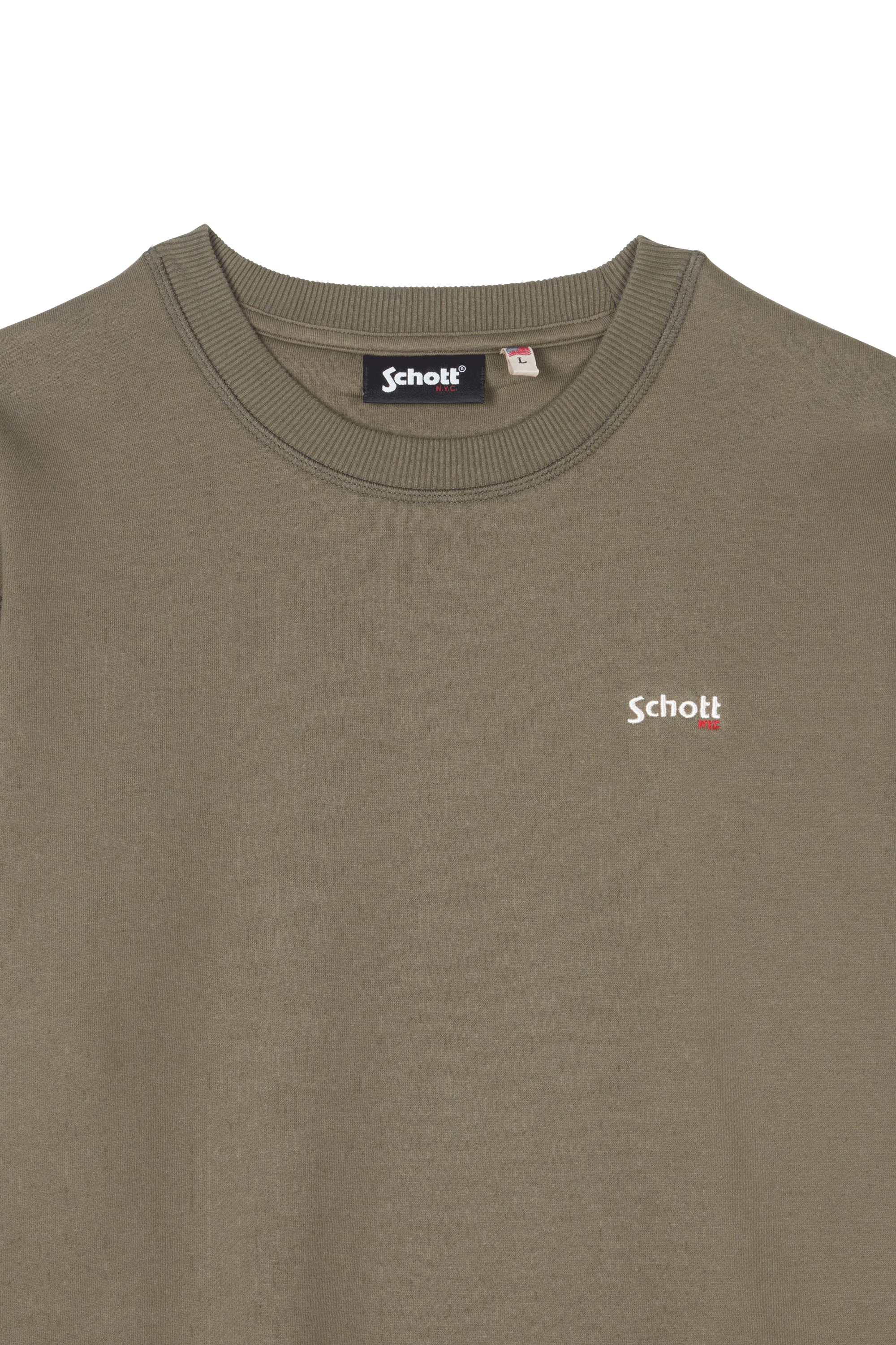 Sweatshirt SCHOTT Vert