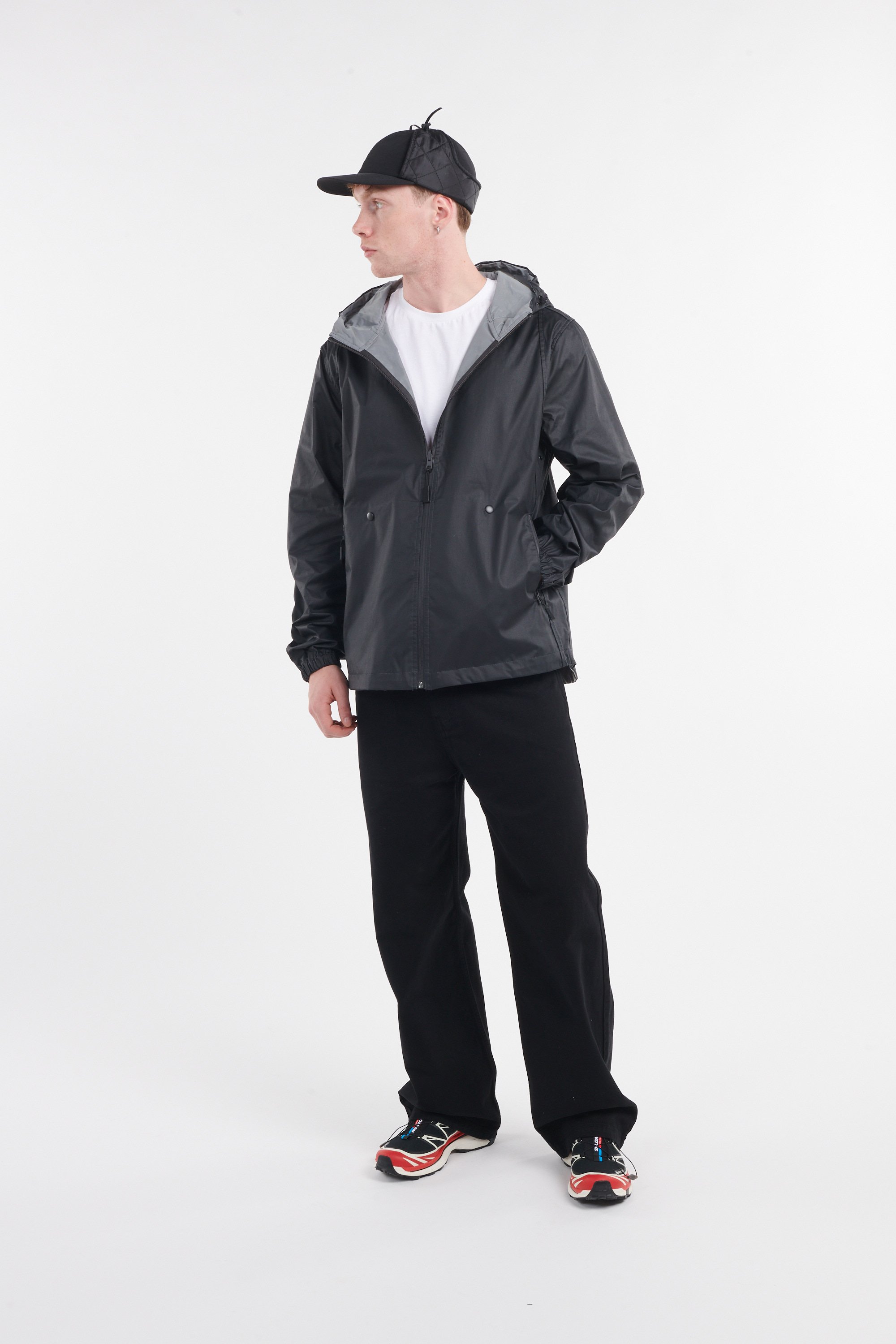 Raincoat POP TRADING COMPANY Black