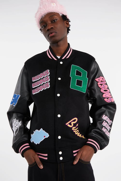 BISOUS SKATEBOARDS Blouson Noir