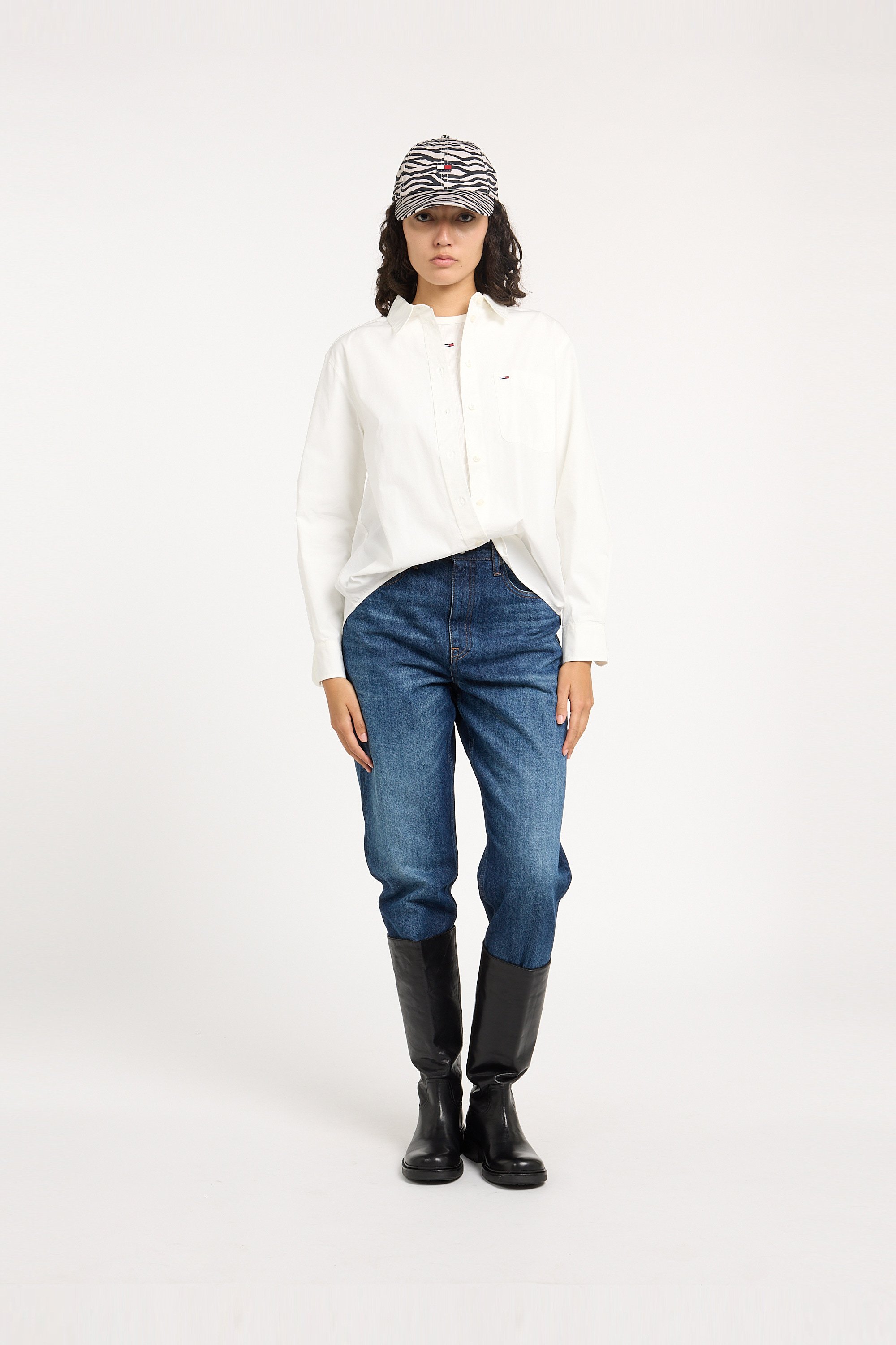 Shirt TOMMY JEANS White
