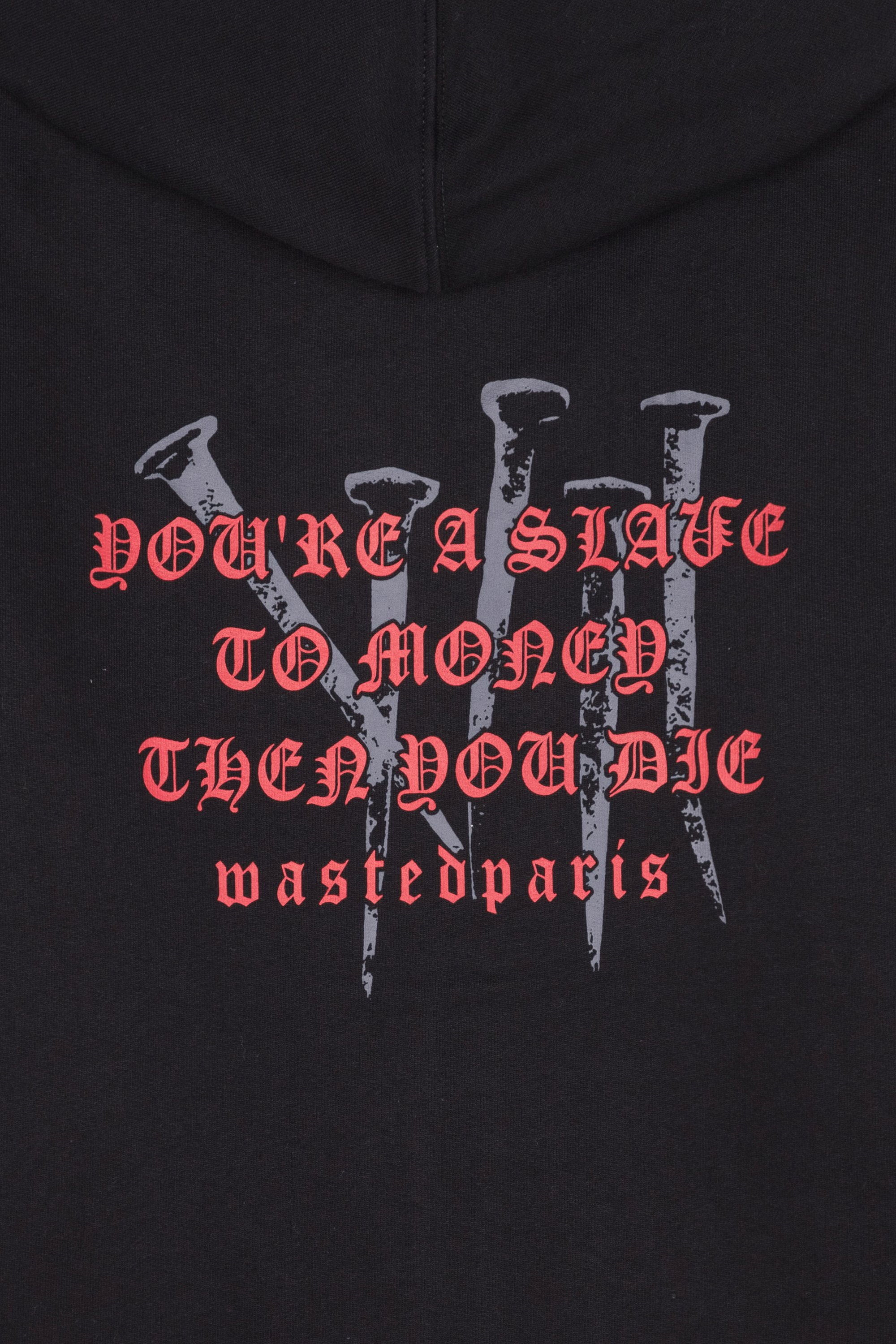 Hoodie | Noir by WASTED Hoodie Noir