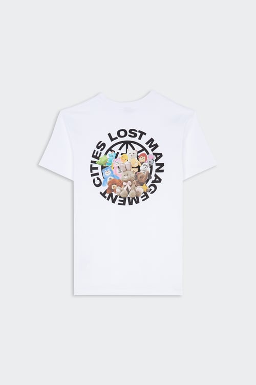LOST MANAGEMENT CITIES T-shirt Blanc