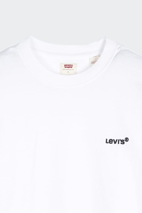 LEVI'S Tee-shirt col rond regular-fit avec logo brodé en coton Beige