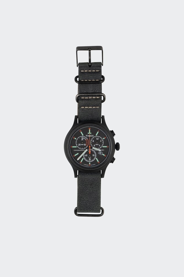 Watch Allied Chrono Black Timex Archive Men Library-urShops