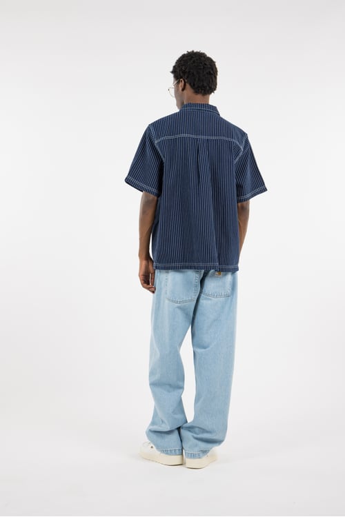 ADIDAS Chemise Bleu