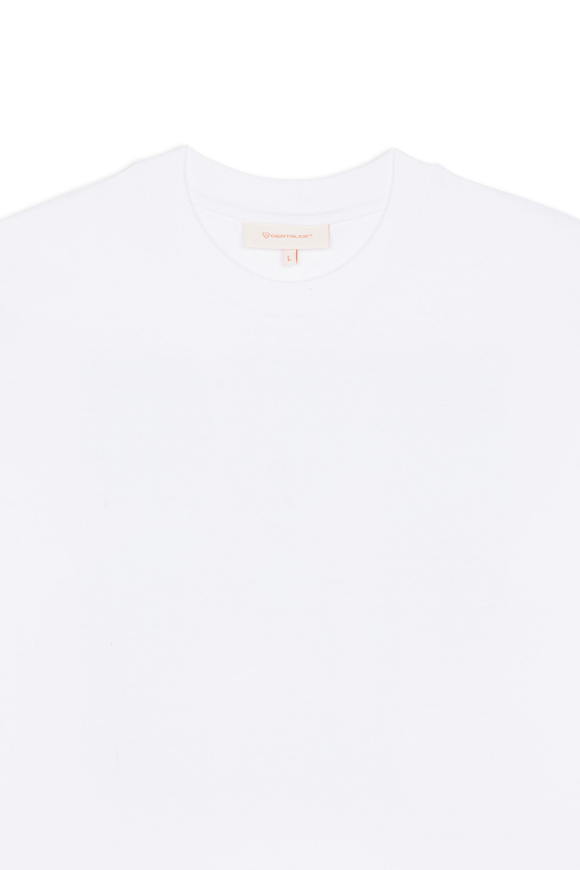 Regular-fit round-neck cotton T-shirt White