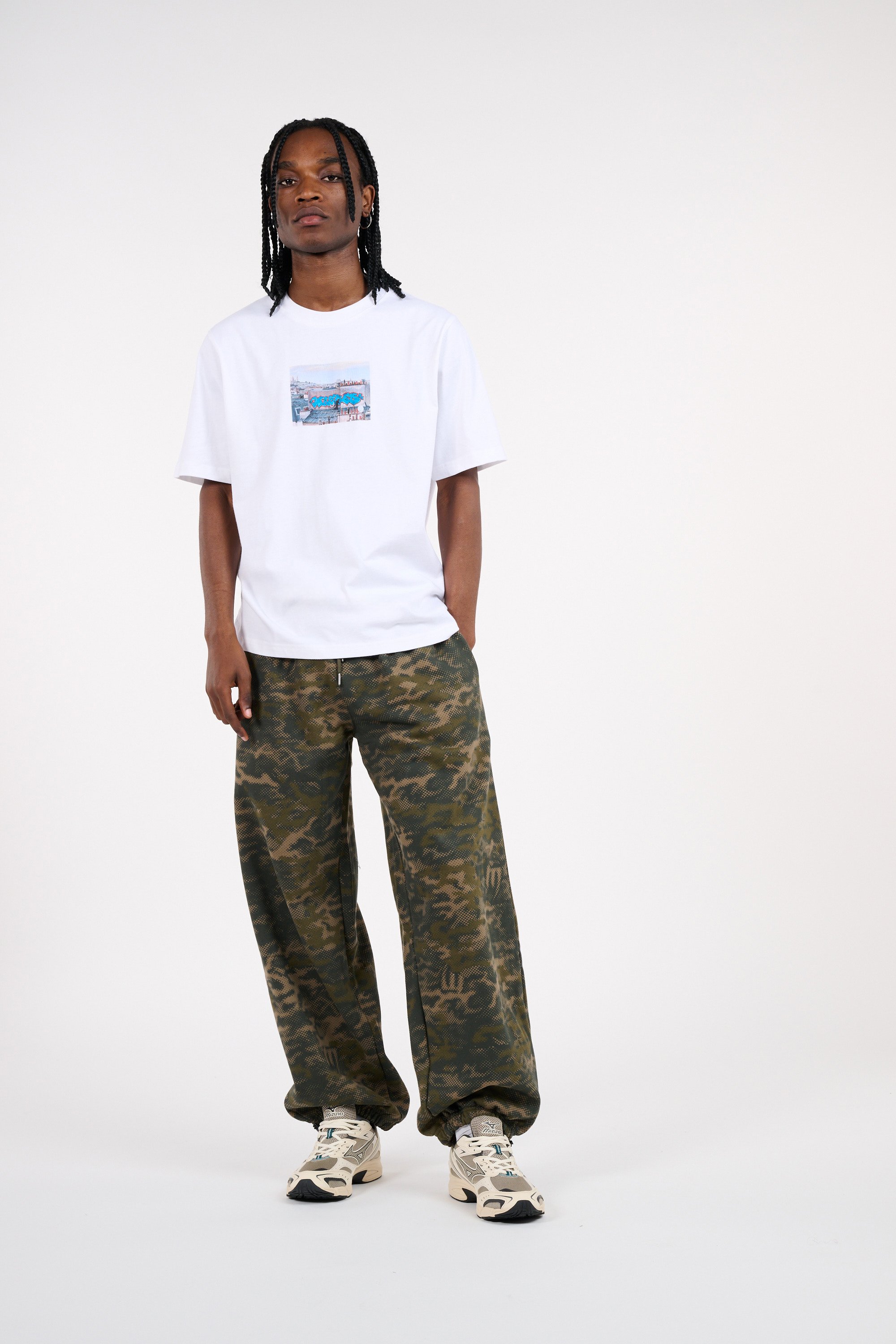 T-shirt WASTED Blanc