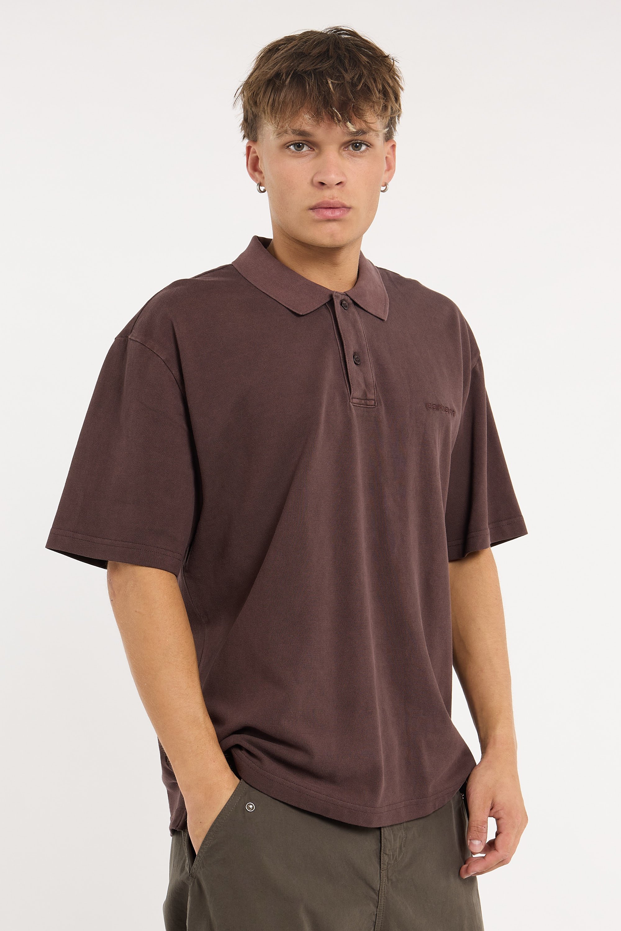 Polo shirt | Brown CARHARTT WIP Men
