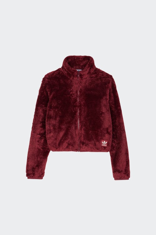 Sweat zippé - Taille XS Rouge