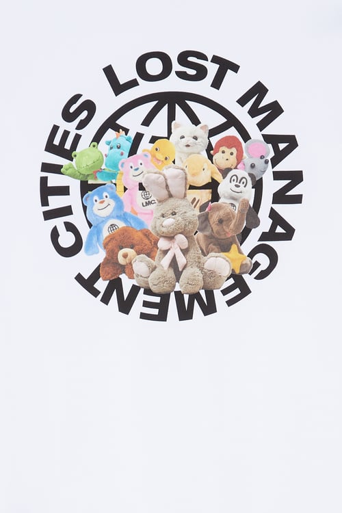 LOST MANAGEMENT CITIES T-shirt Blanc