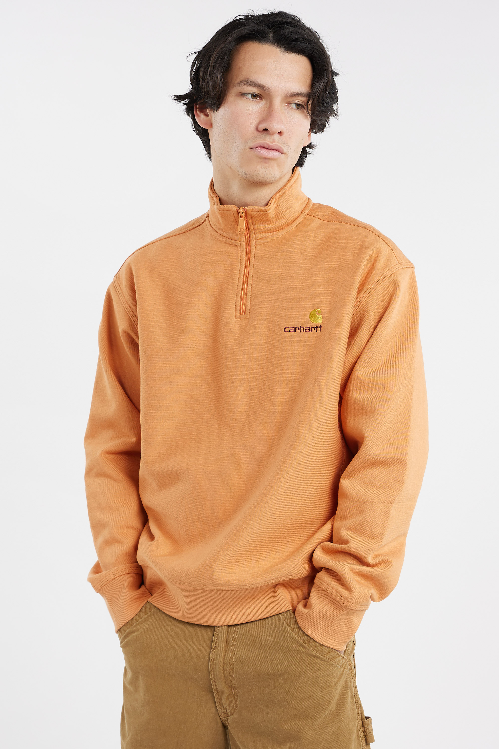 Sweat zippé  Orange