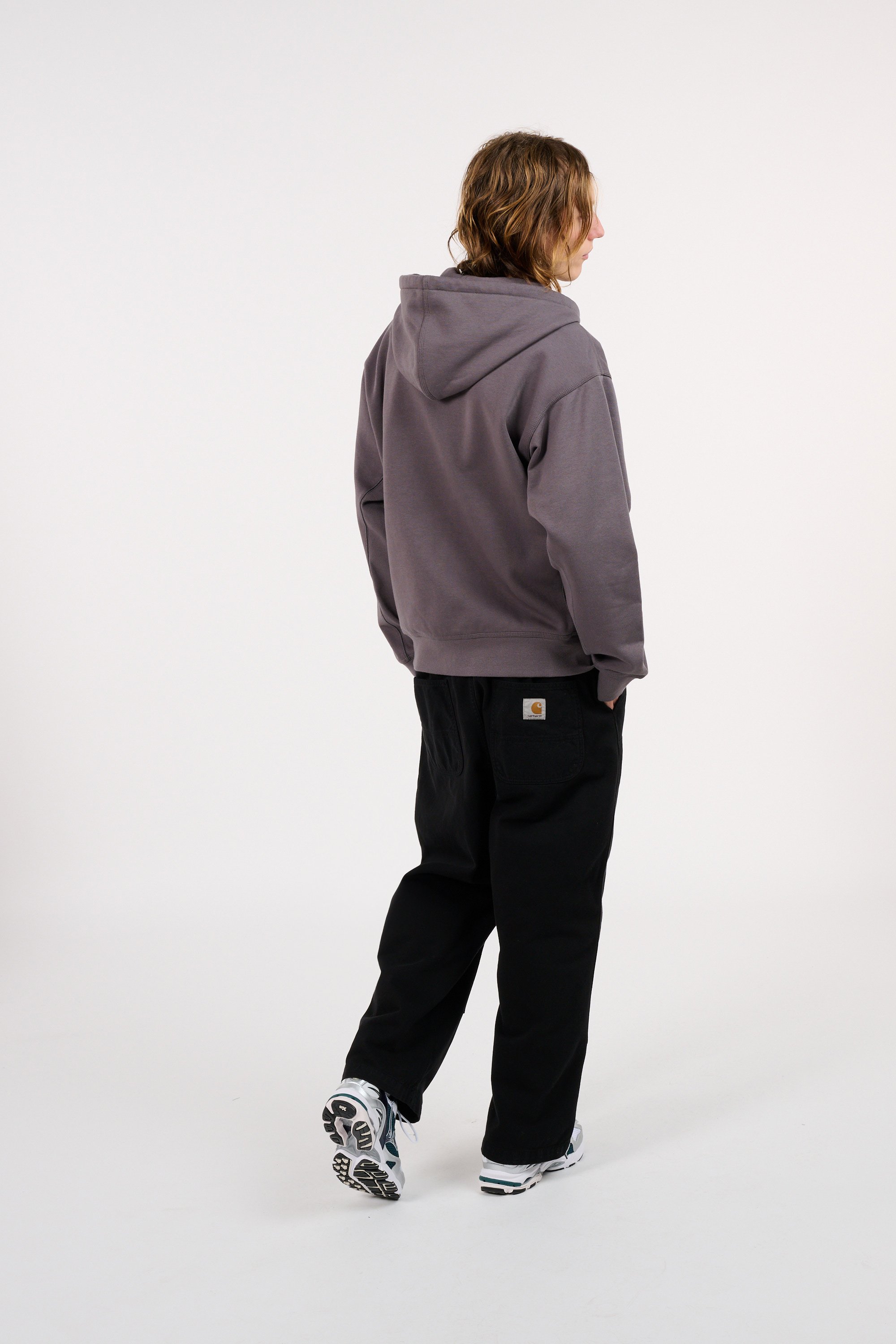 Sweatshirt zippé Gris