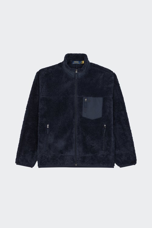 Polo - Polaire - Taille M Bleu