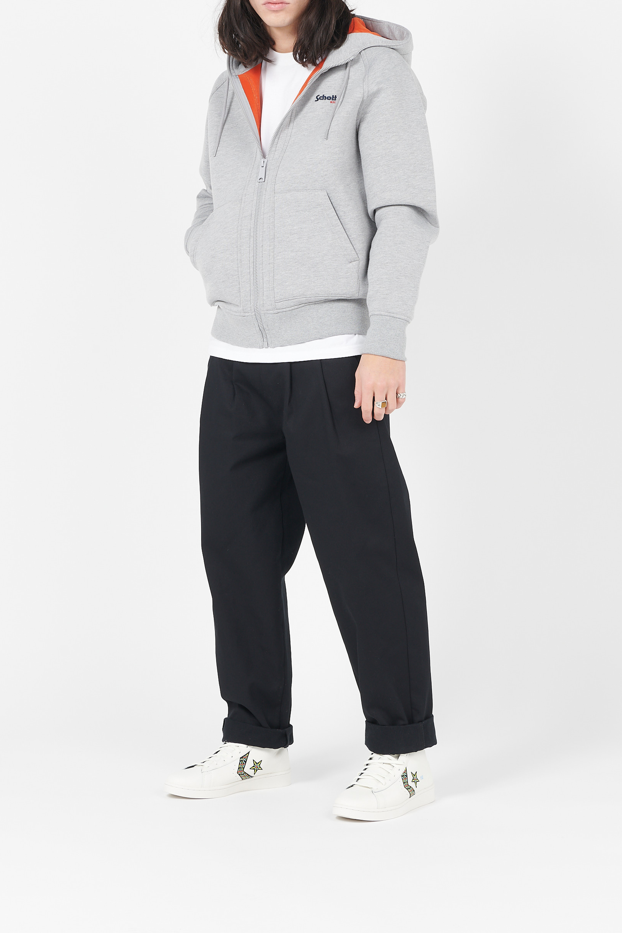 Veste | Gris SCHOTT Homme