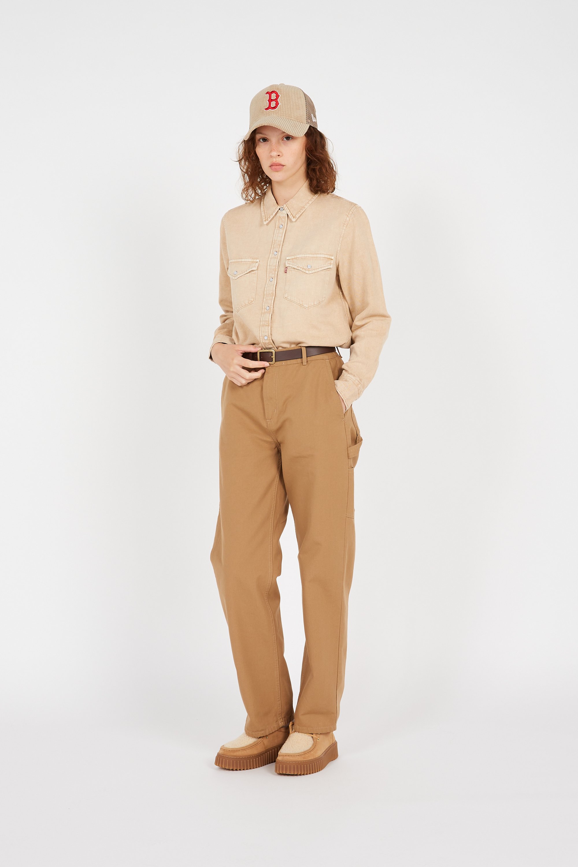 Jean CARHARTT WIP Beige