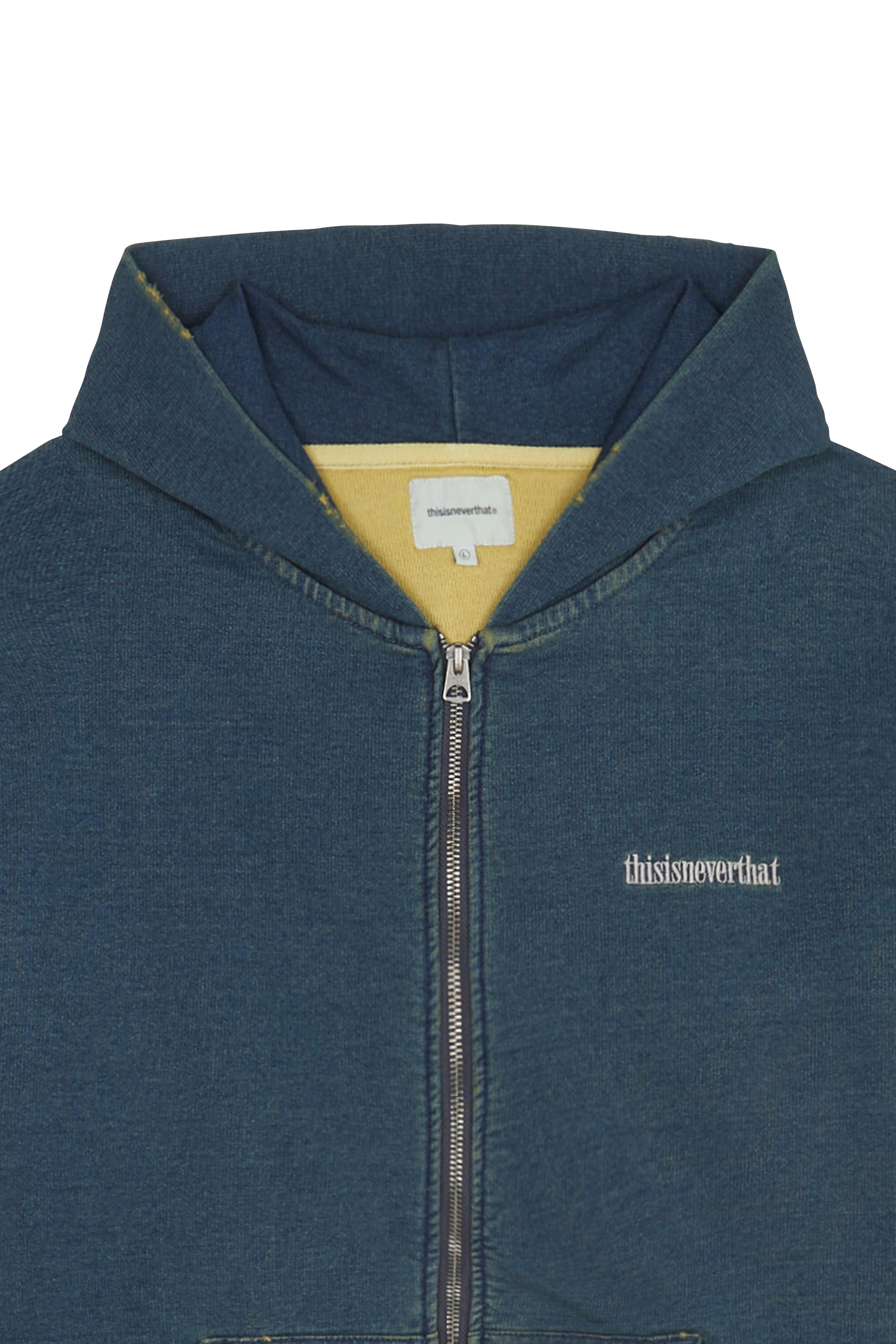 Hoodie zippé THISISNEVERTHAT Bleu