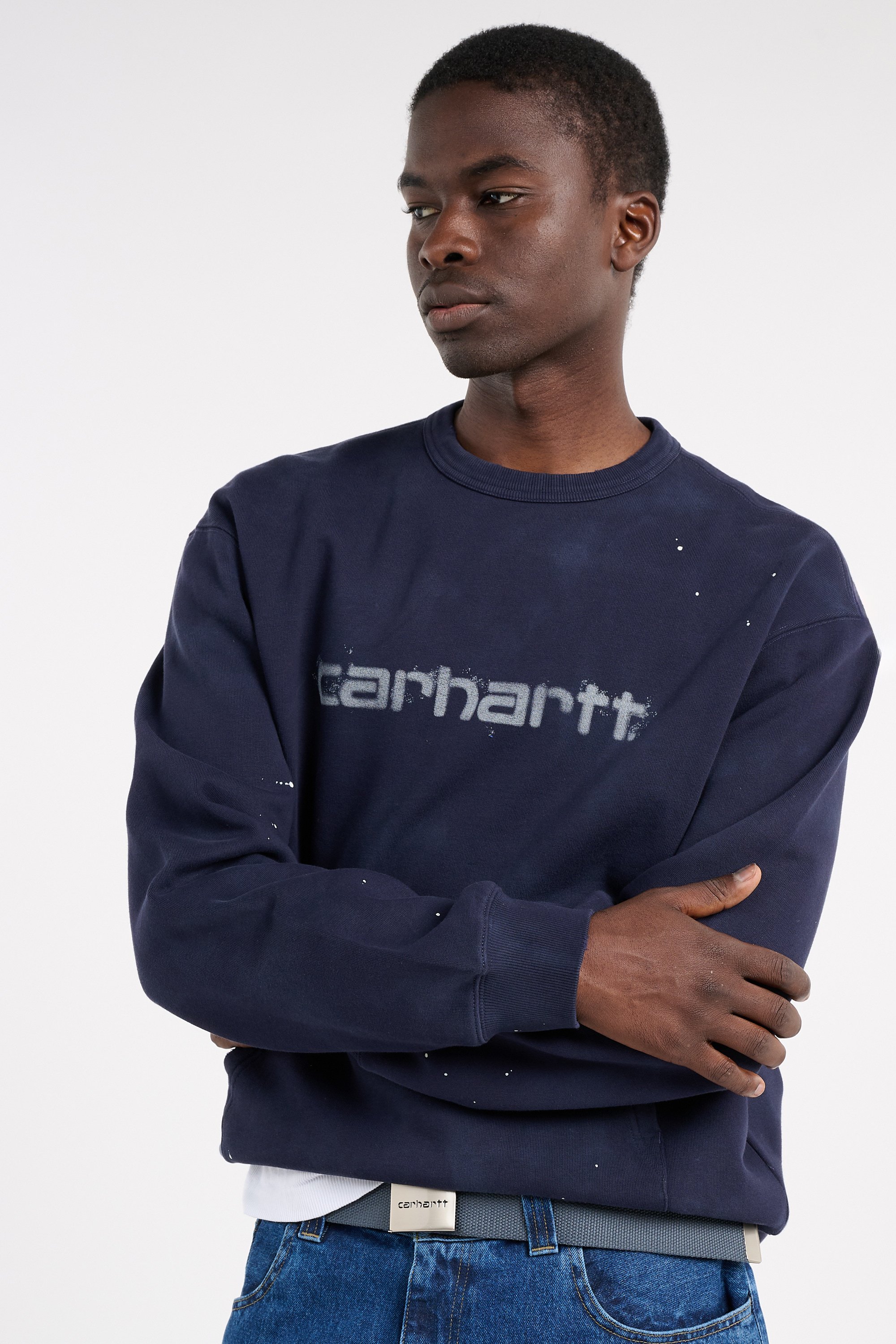 Tommy Badge Sweatshirt | Blue CARHARTT WIP Men