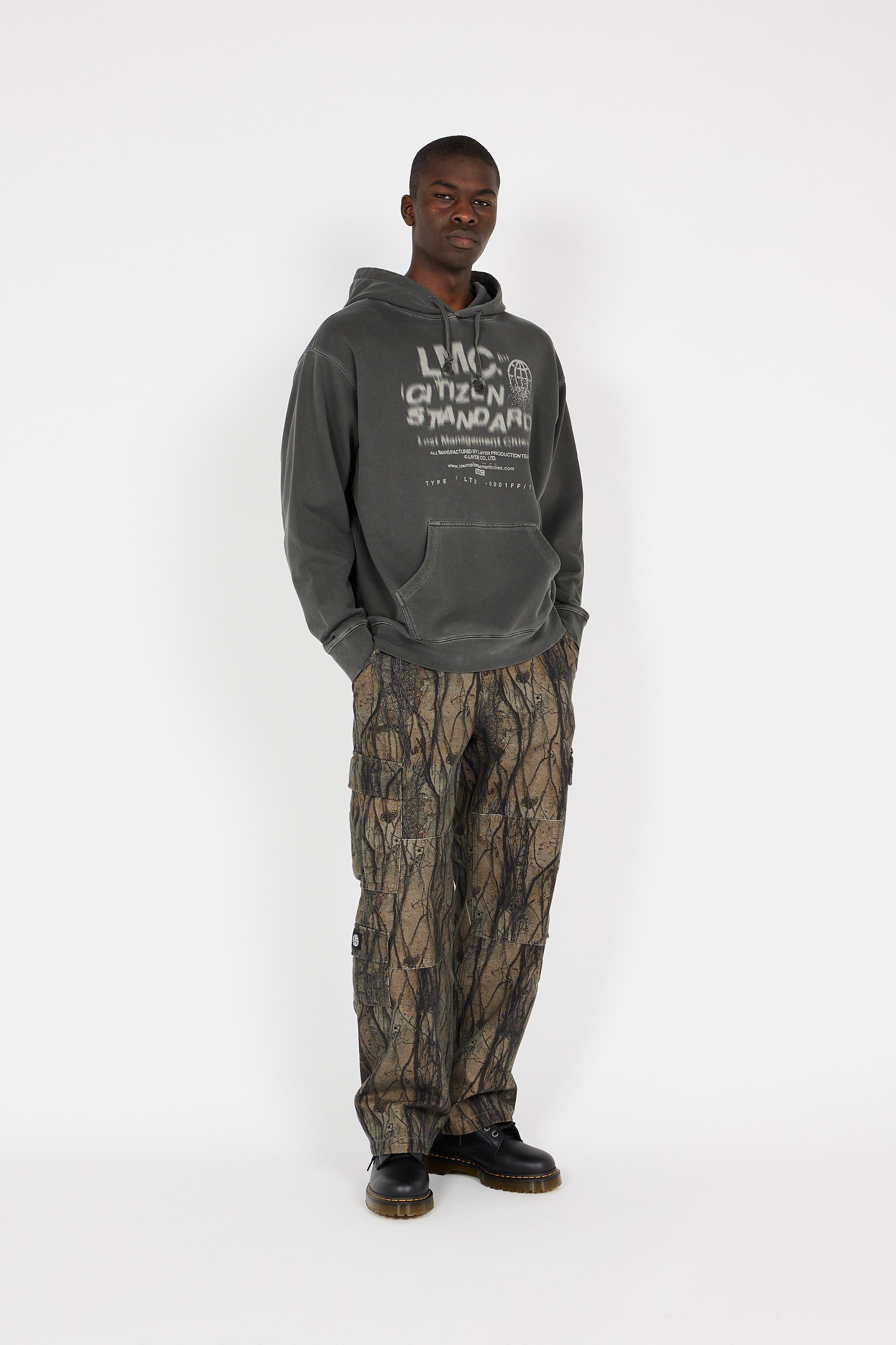 Hoodie | Black by LOST MANAGEMENT CITIES Hoodie Black