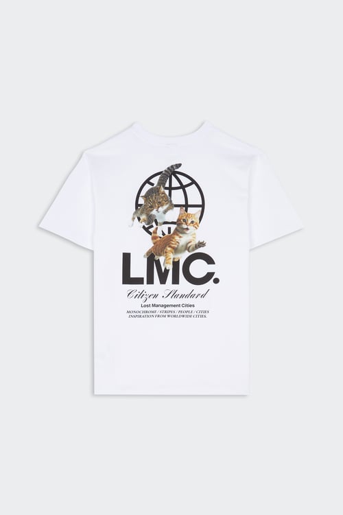 LOST MANAGEMENT CITIES T-shirt Blanc