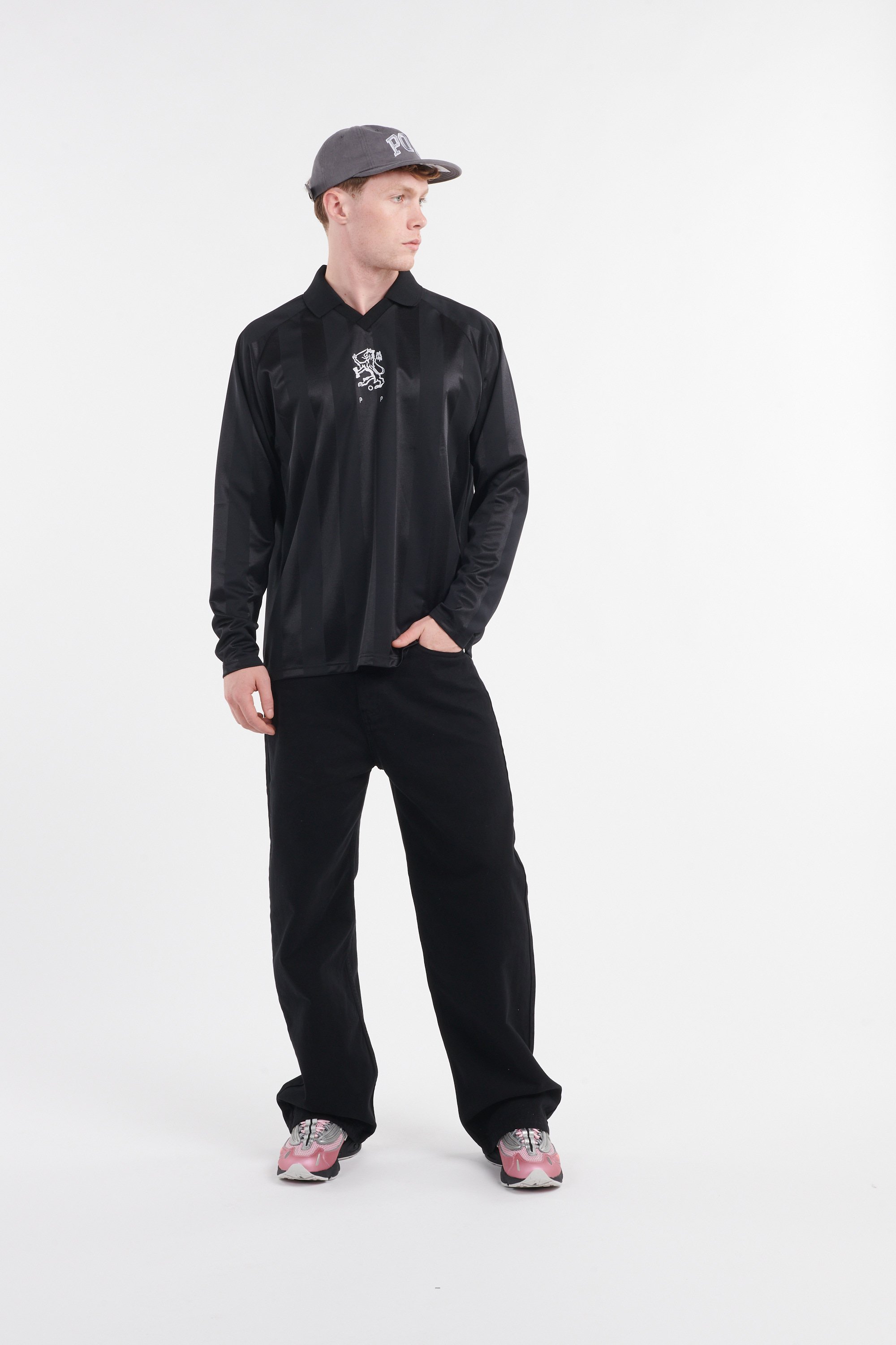 POP TRADING COMPANY シャツブルゾン Jersey Black Pop trading company - Men | Citadium
