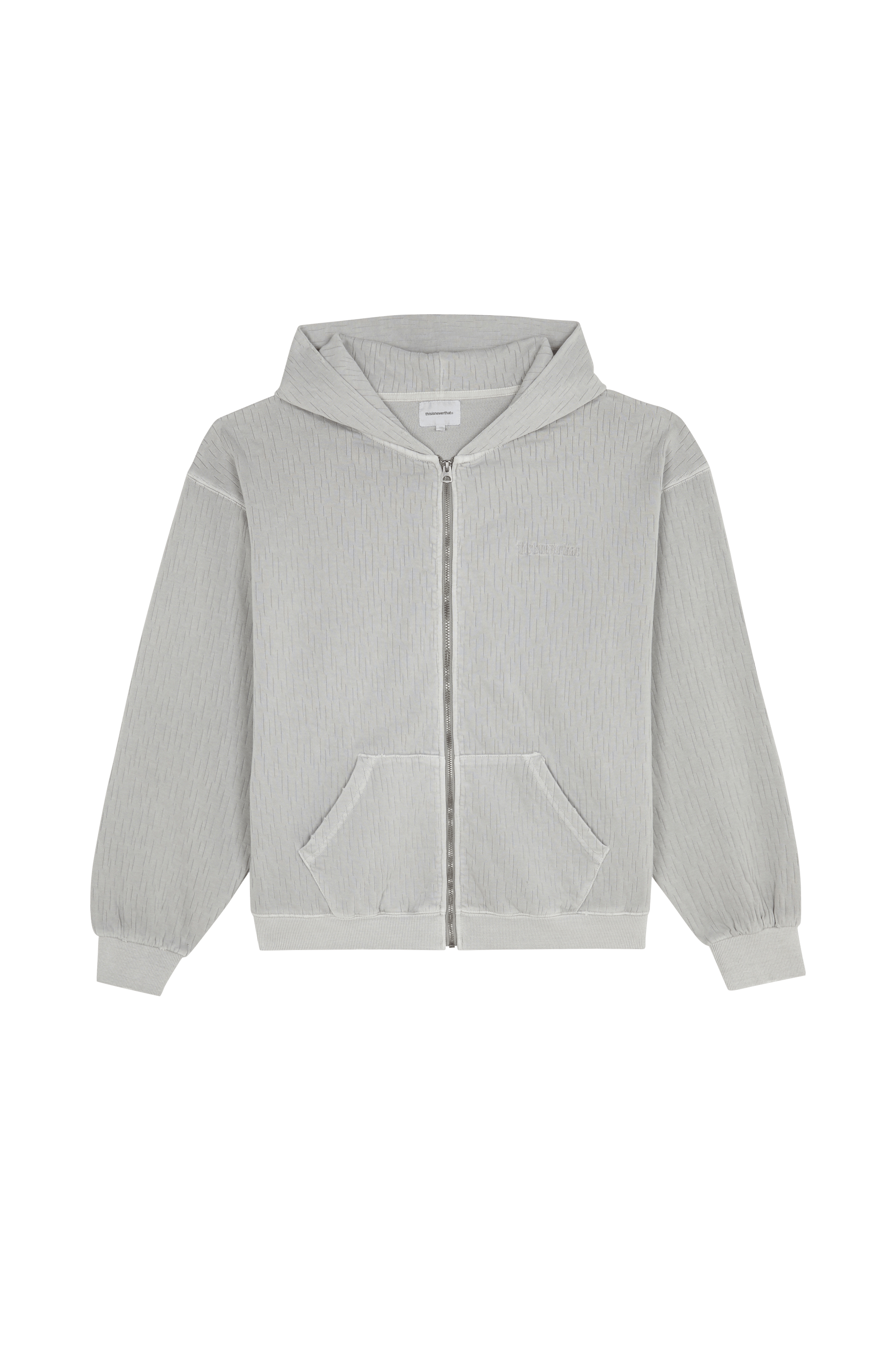 Hoodie zippé THISISNEVERTHAT Gris