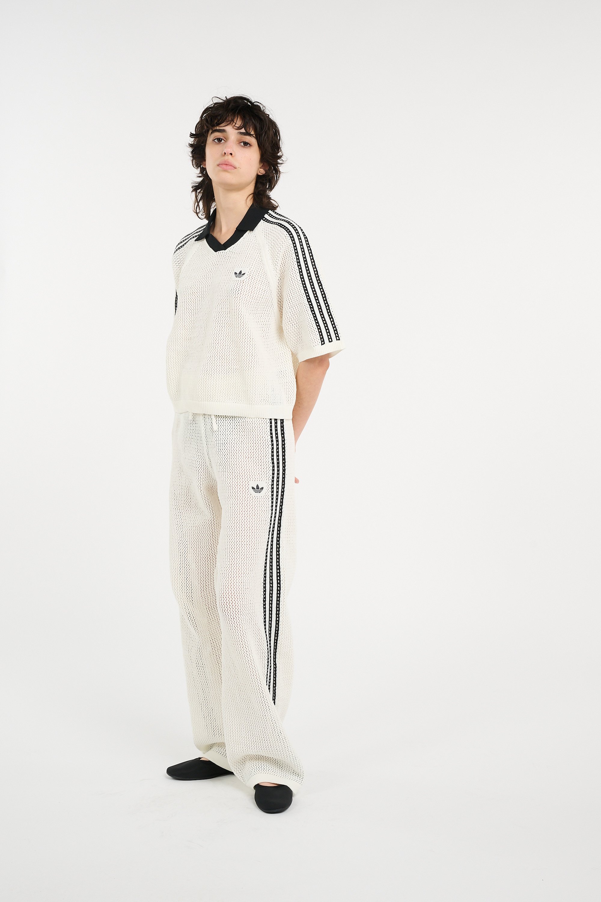 Pantalon de survêtement  ADIDAS Beige
