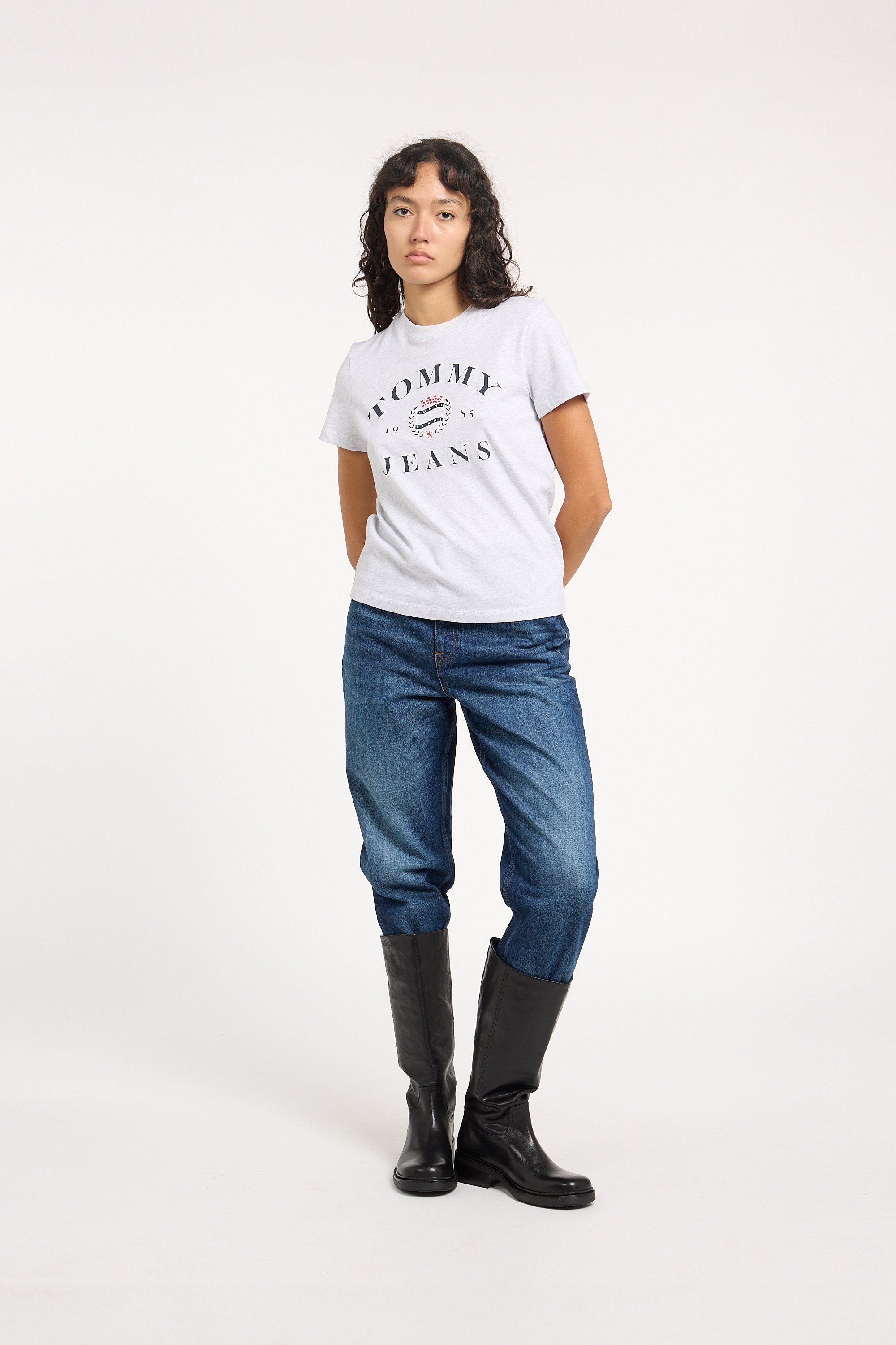 T-shirt TOMMY JEANS Gris