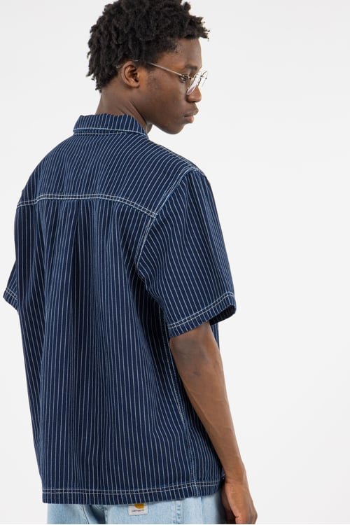 ADIDAS Chemise Bleu
